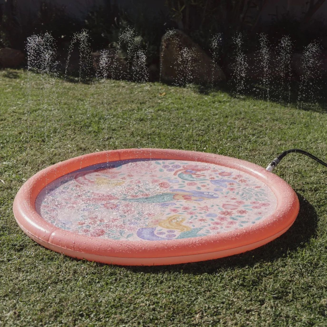 LITTLE DUTCH Wasserspielmatte - Meerjungfrau rosa