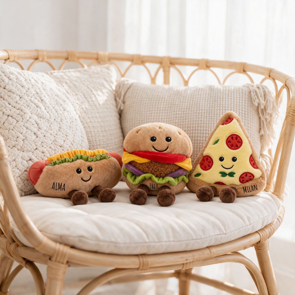 MCHUGS Kuscheltier personalisiert - Fastfood
