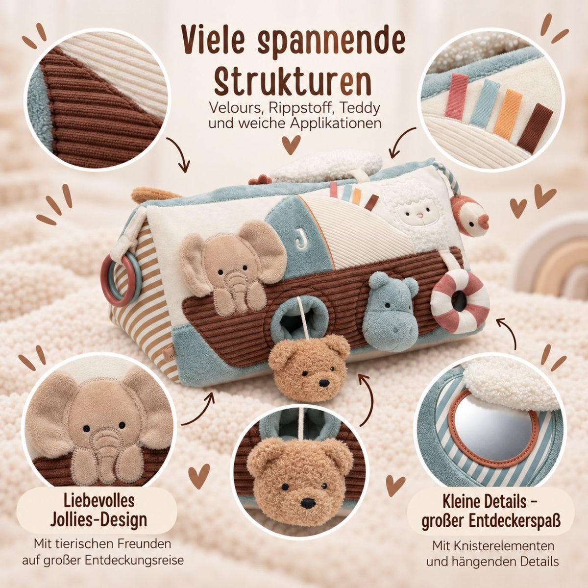 JOLLEIN Aktivitäten-Dreieck personalisiert - Jollies