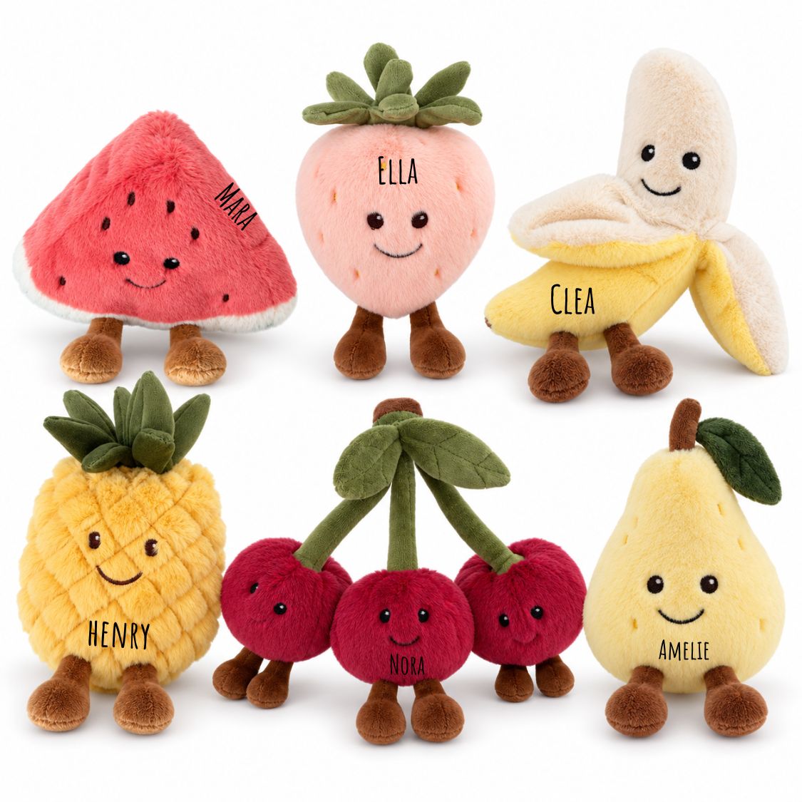 MCHUGS Kuscheltier personalisiert - Obst