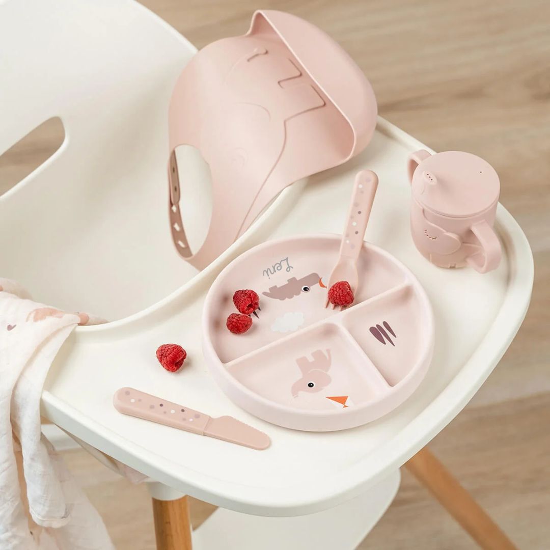DONEBYDEER Saugnapfteller aus Silikon personalisiert