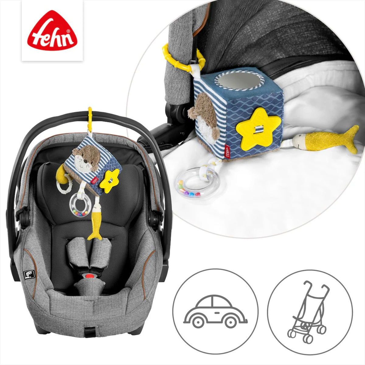FEHN Activity-Würfel Otter personalisiert
