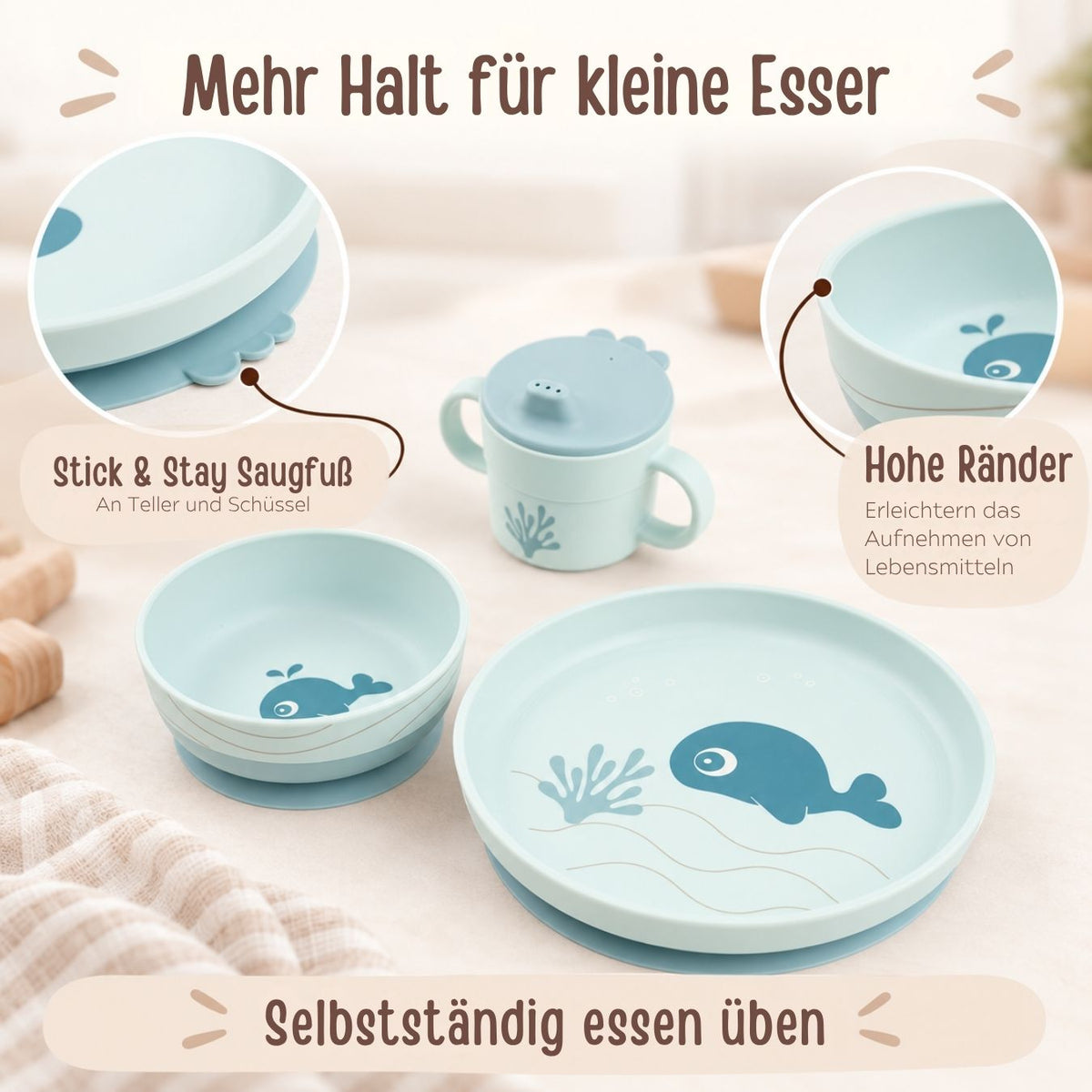 DONEBYDEER Geschirrset personalisiert - Foodie - Wally