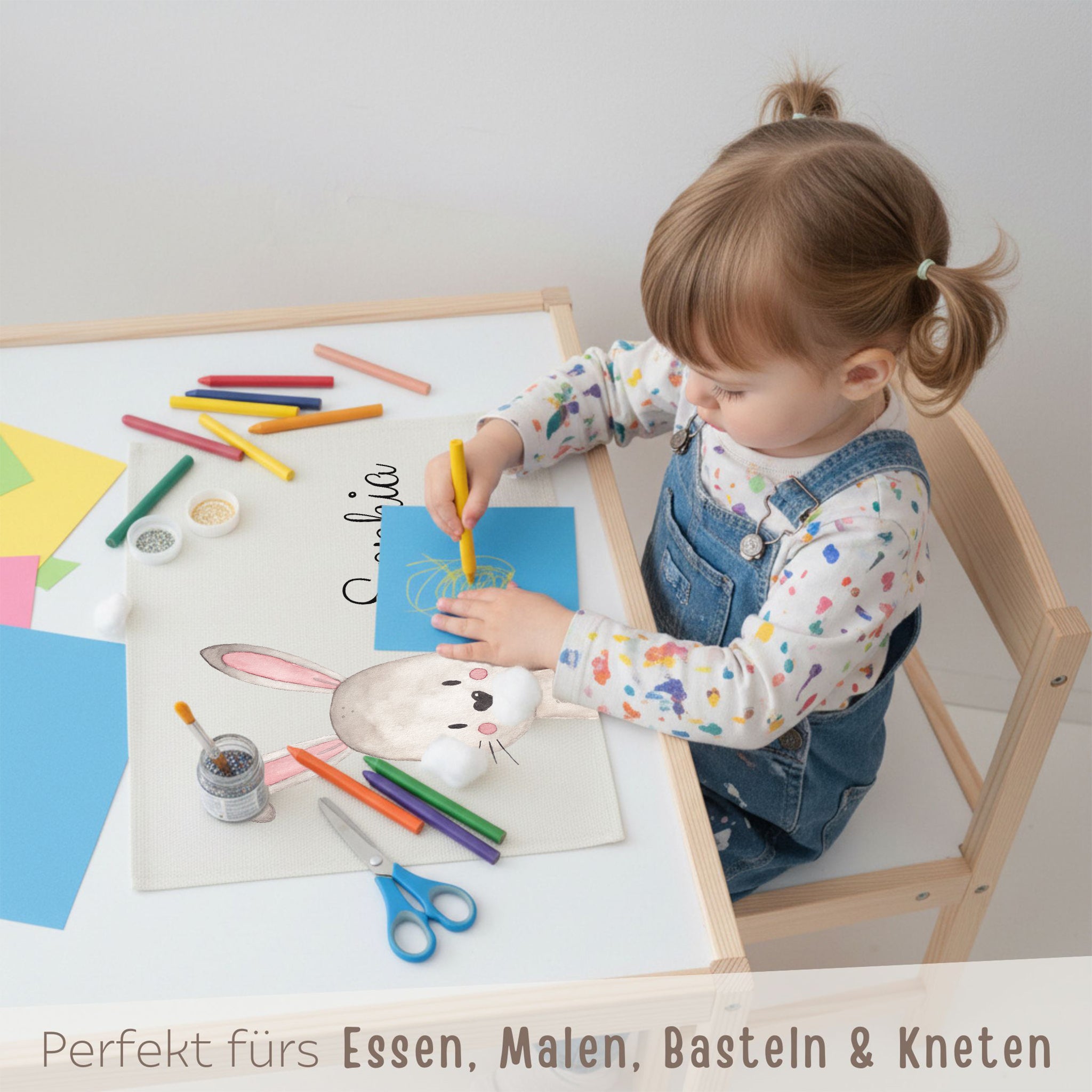 Platzdeckchen personalisiert - Tier Aquarell