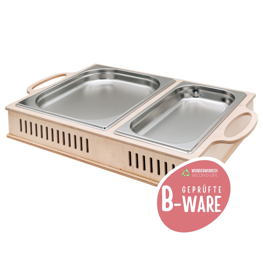 B-WARE Warmhalteplatte aus Holz