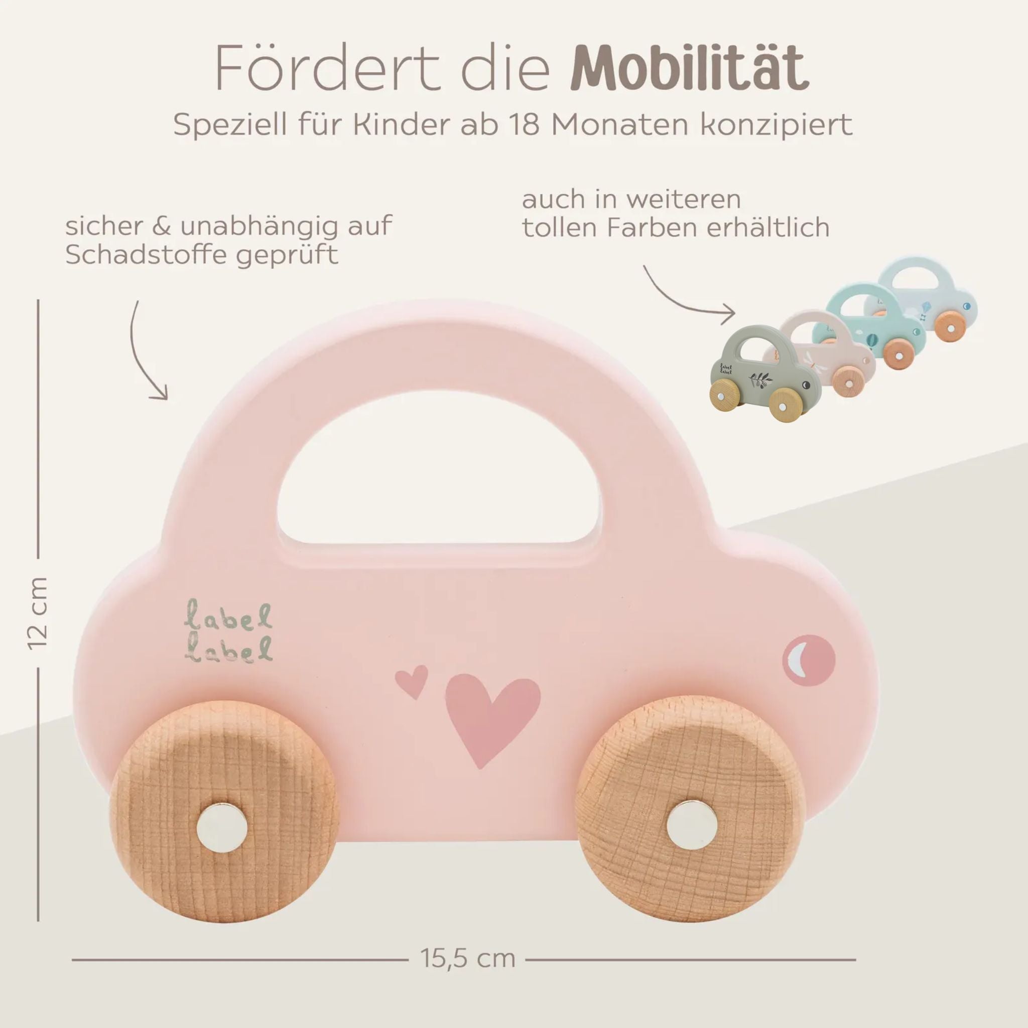 LABEL LABEL Holz Auto personalisiert