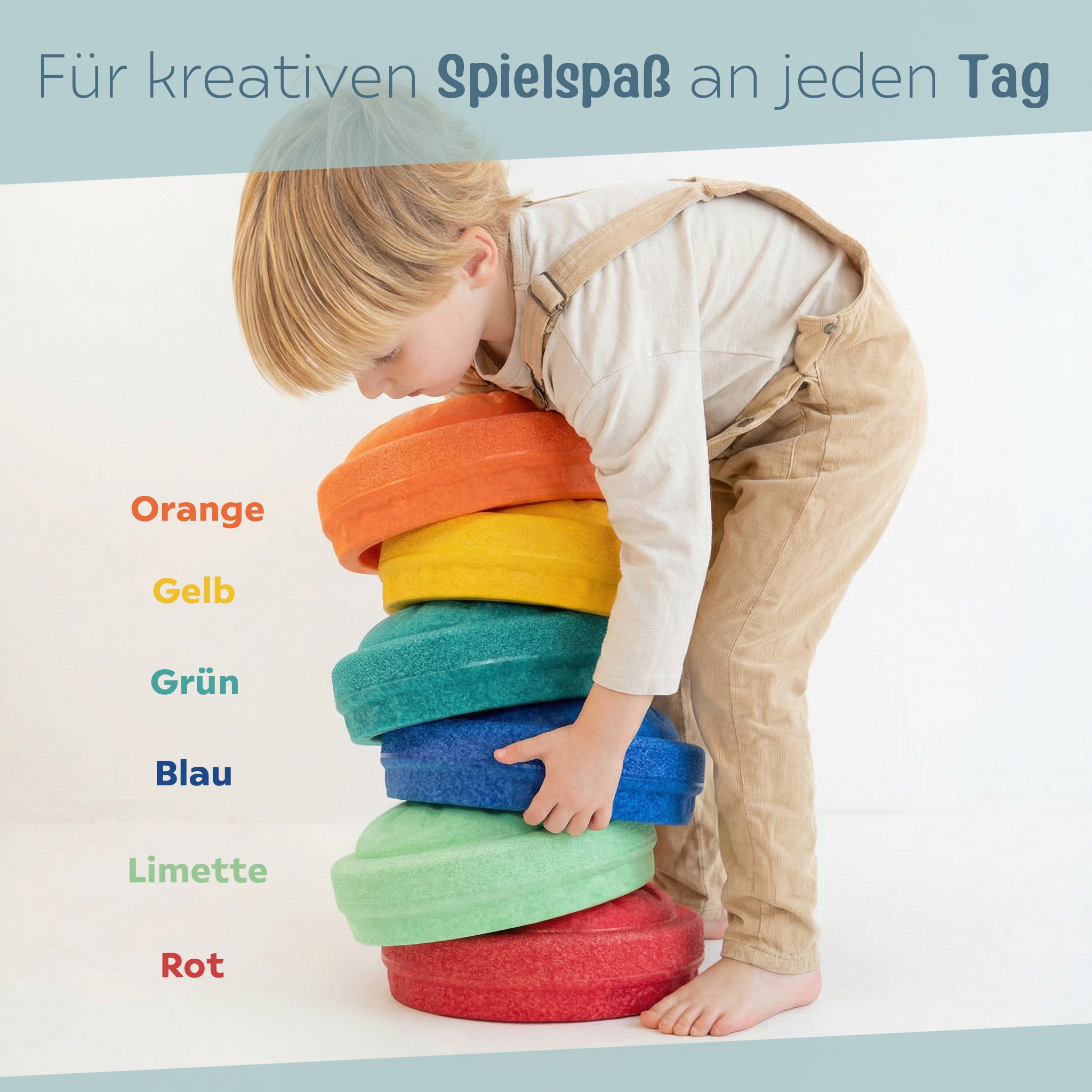Stapelwelt-Bundle: Abenteuerbrücke + MyFunStone Spielsteine