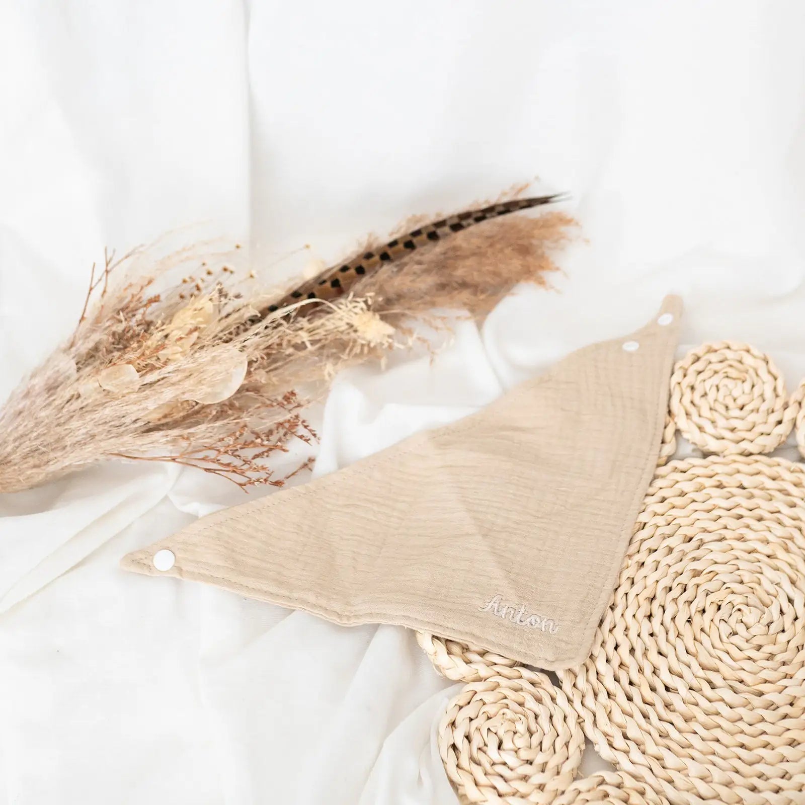 Baby/Kinder Halstuch personalisiert Lätzchen -  wunderwunsch