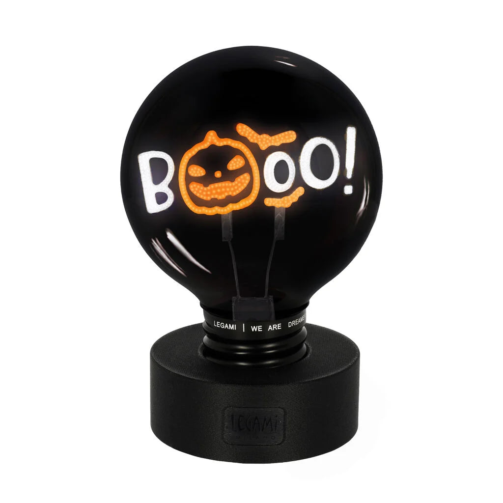 LEGAMI Deko-Tischlampe in Glühbirnenform - Pumpkin Booo - Bulb Fiction