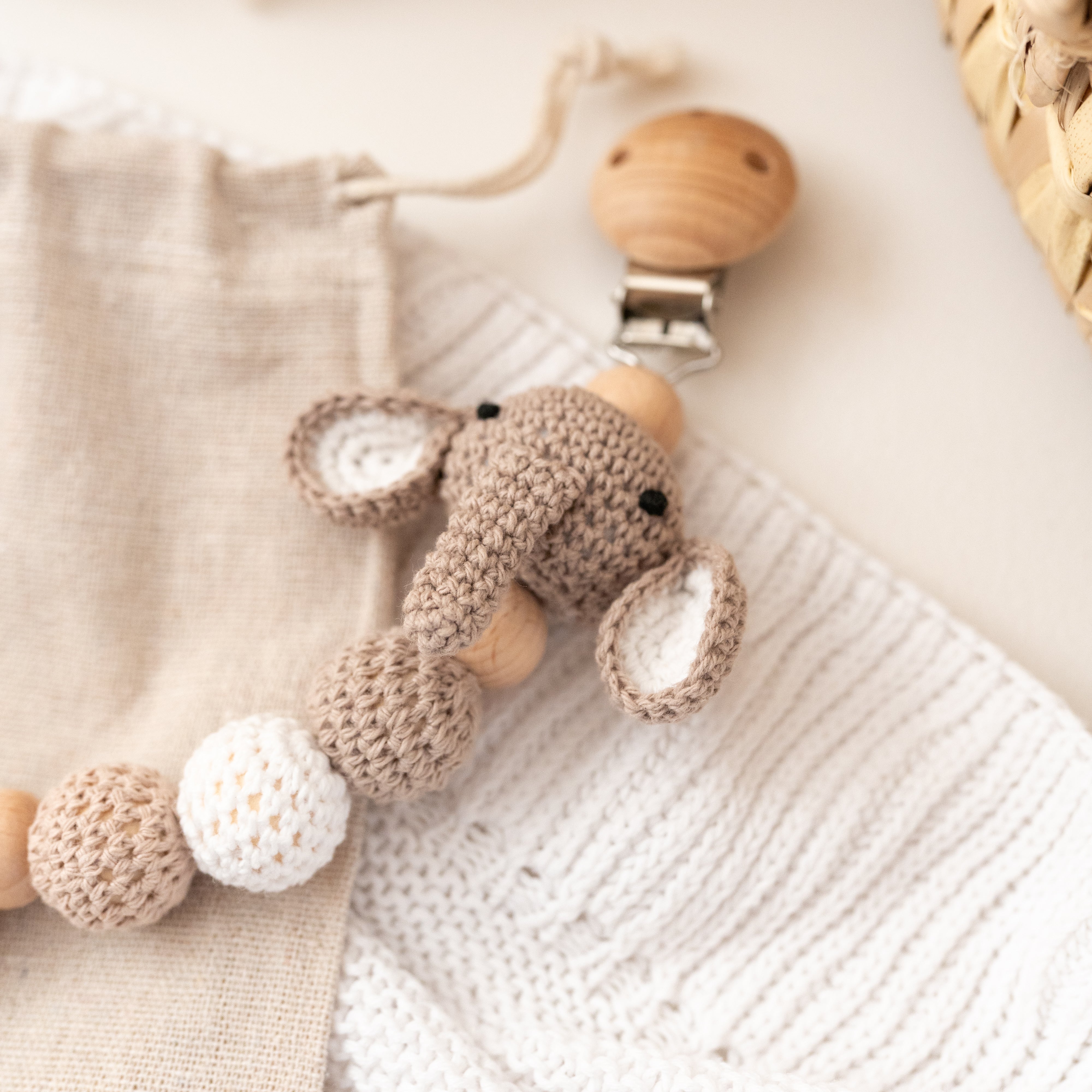 Schnullerkette personalisiert Tiere