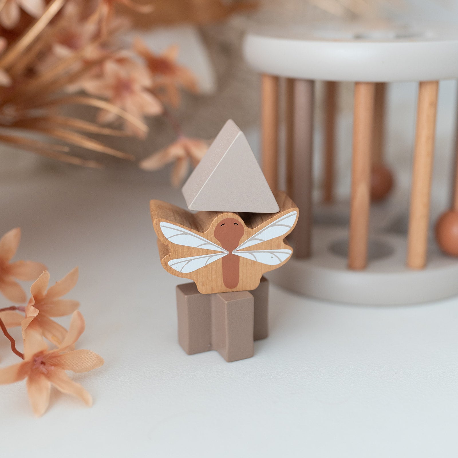 Sortierspiel Formen rund personalisiert - nougat