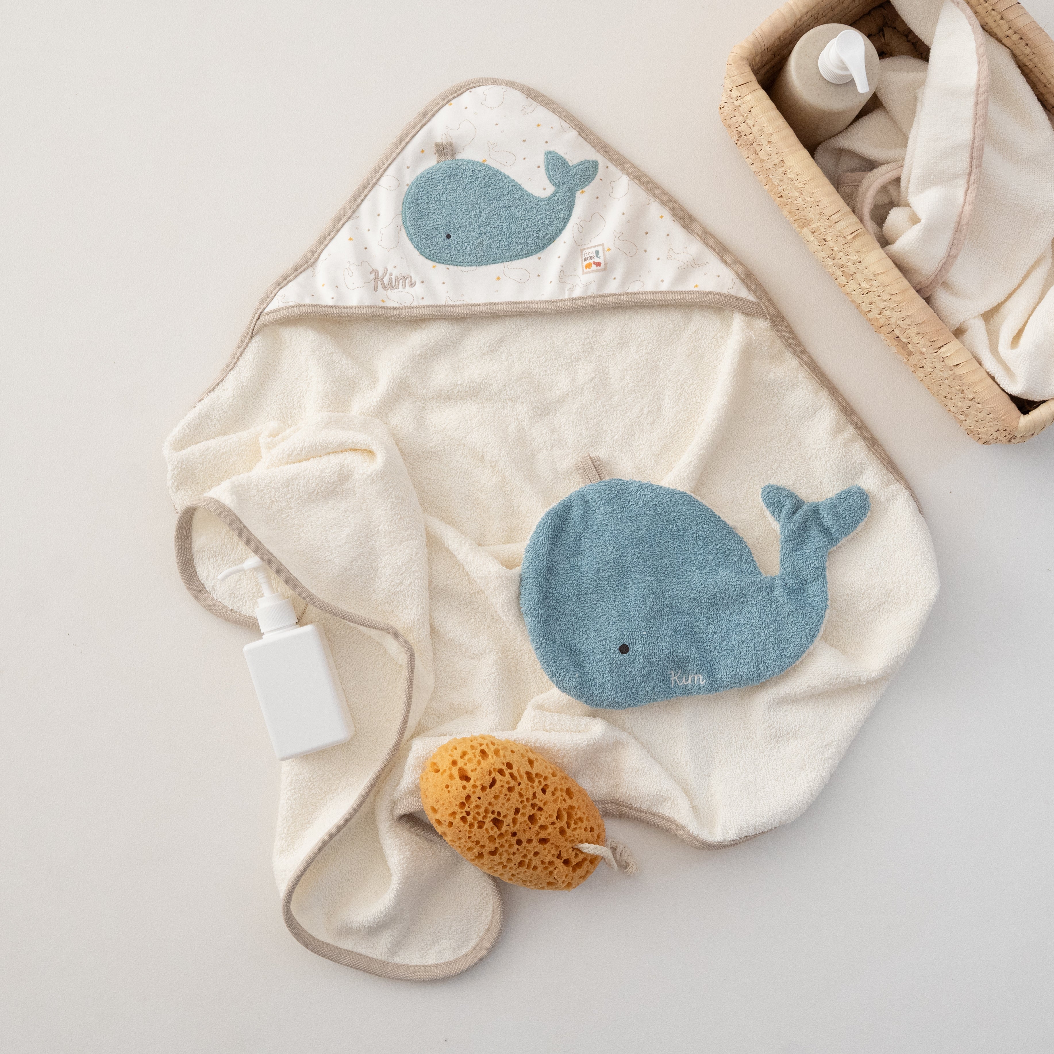 FEHN Badeset Wal personalisierbar