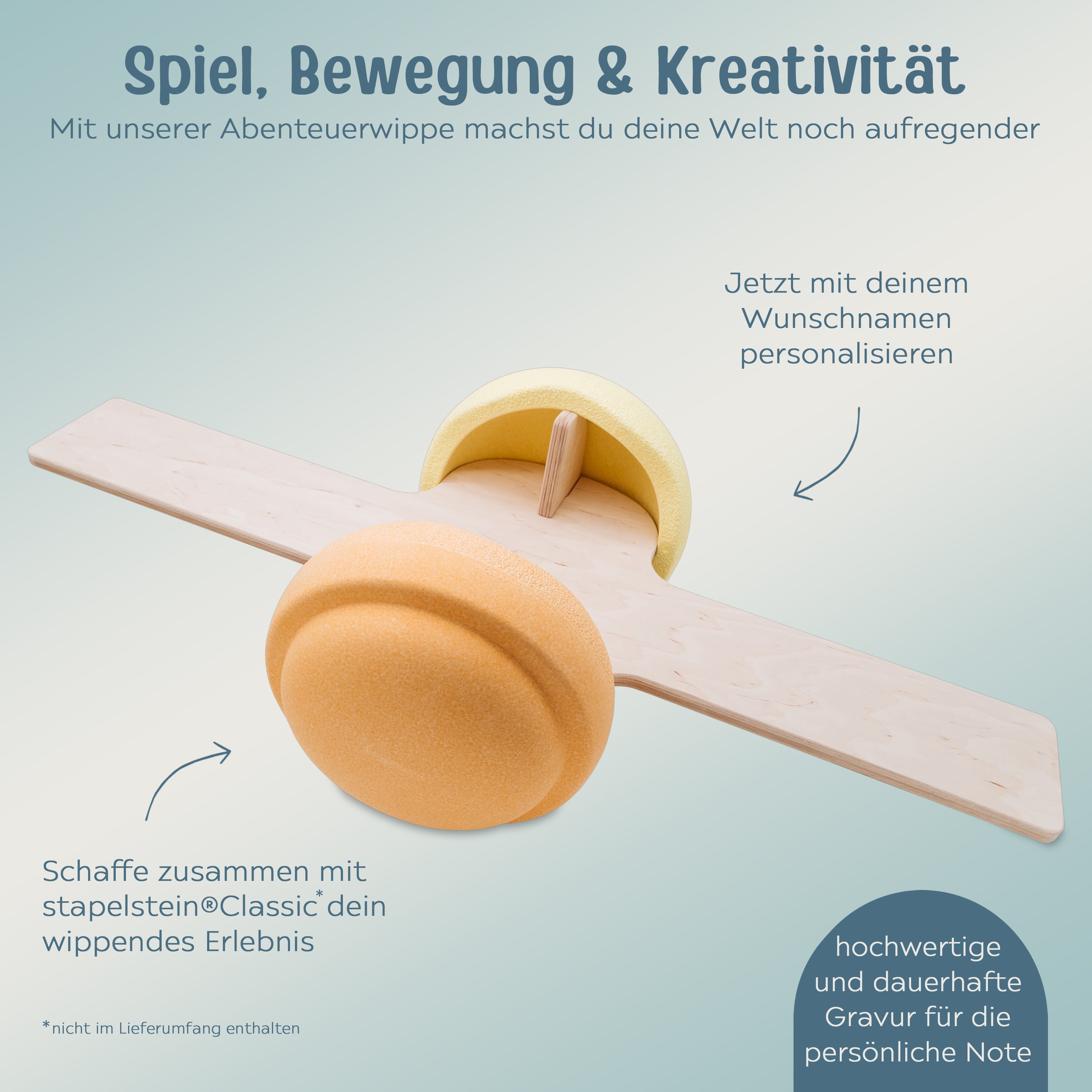 Stapelwelt-Bundle Bewegung: Abenteuerwippe + Abenteuer Racer