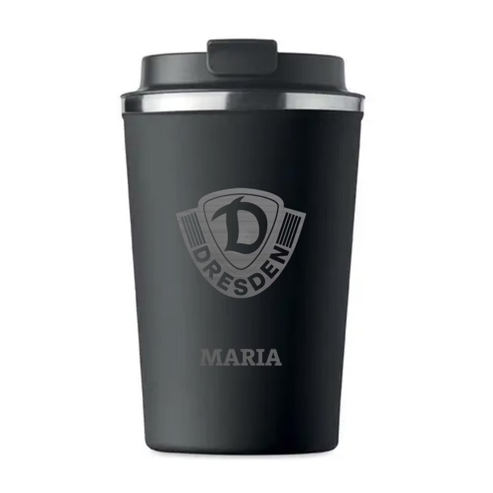 DYNAMO Coffee to Go Becher Wappen personalisiert