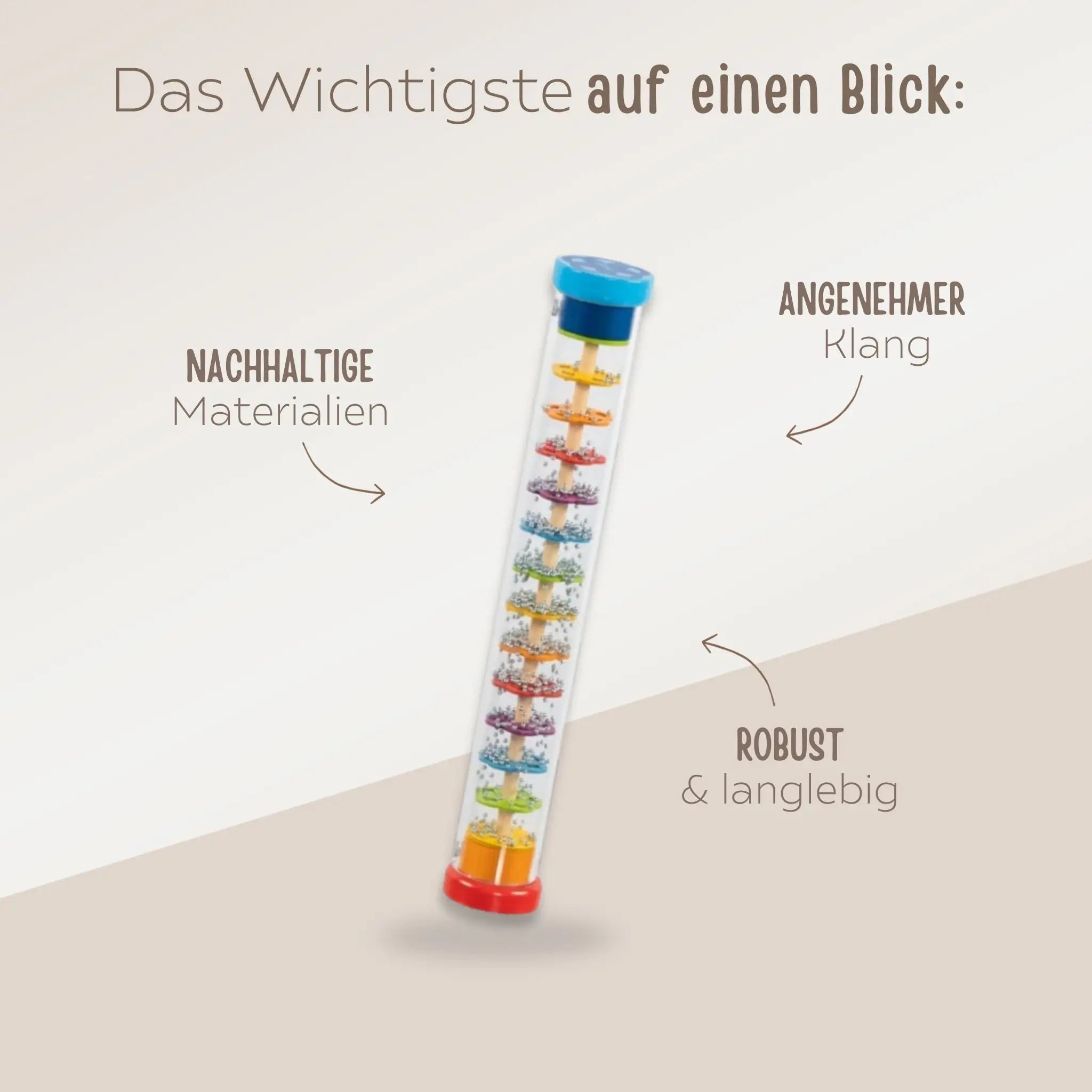 GOKI Regenstab personalisiert Holzspielzeug -  wunderwunsch