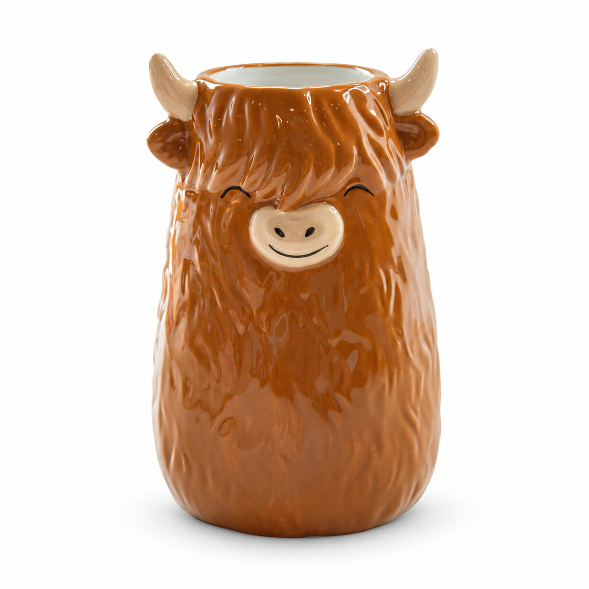 SASSANDBELLE Vase klein - Hochlandrind