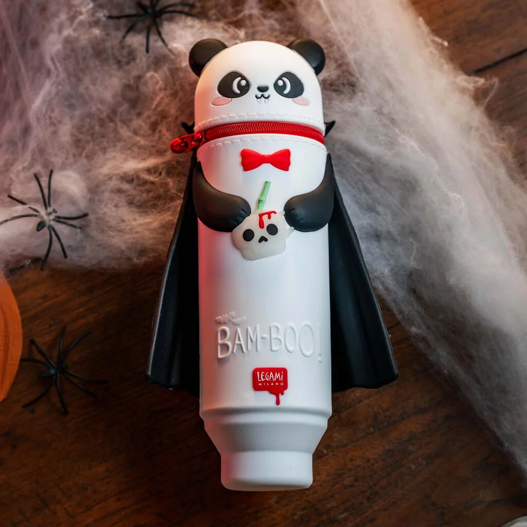 LEGAMI 2-in-1-Federmäppchen aus Silikon Panda „Bam-Boo“ - Kawaii