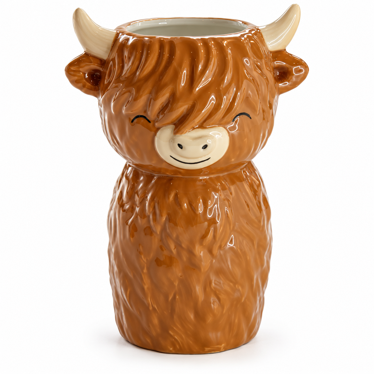 SASSANDBELLE Vase groß - Hochlandrind