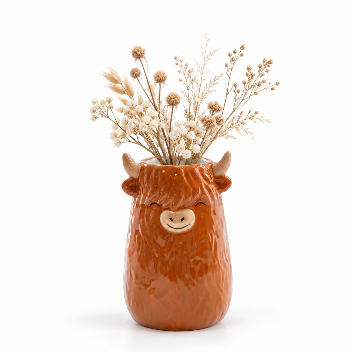 SASSANDBELLE Vase klein - Hochlandrind