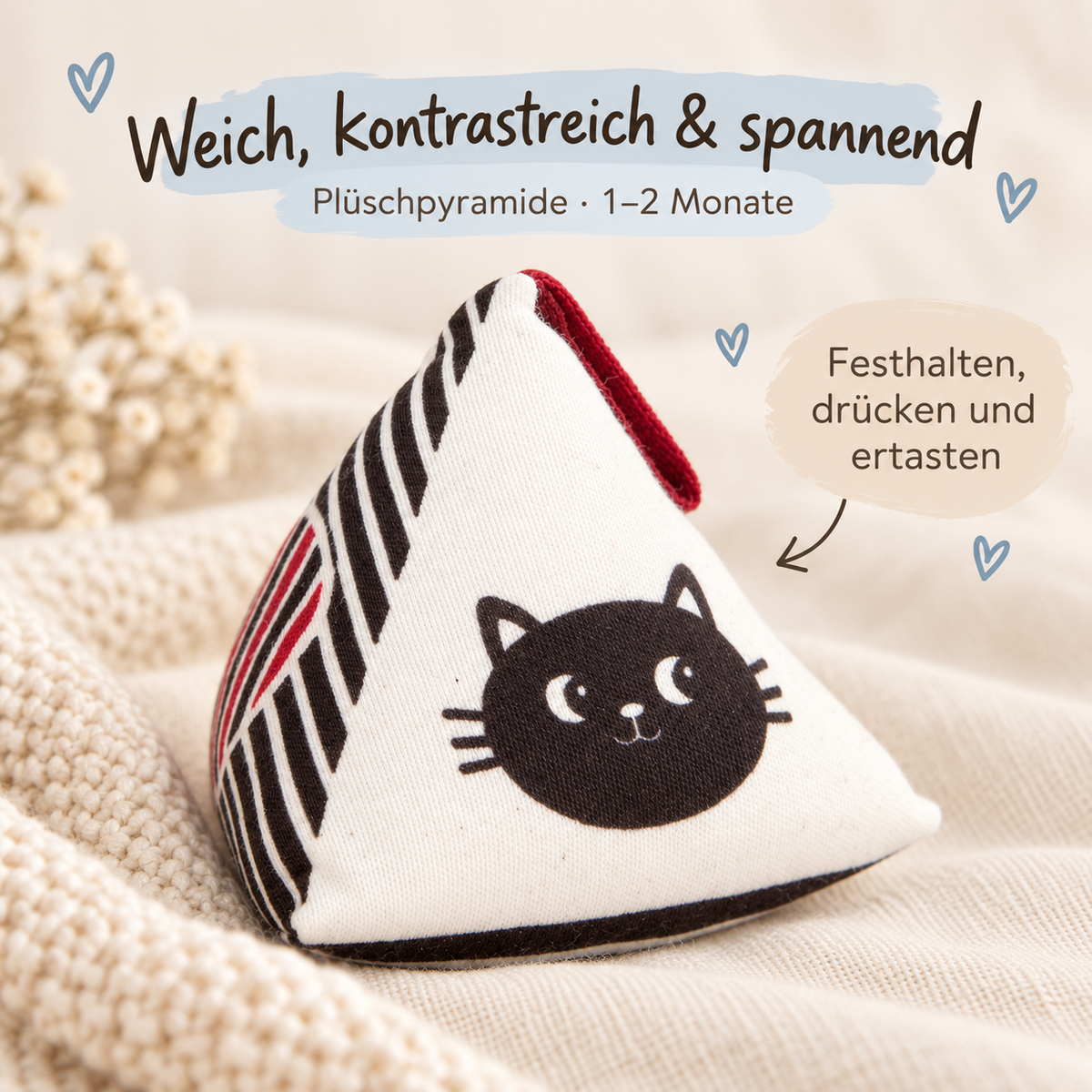 SMALL FOOT Baby-Box - 0 - 3 Monate „Wahrnehmen & Ankommen“