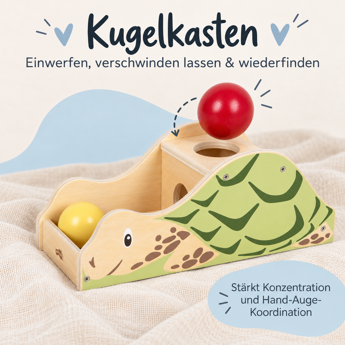 SMALL FOOT Baby-Box - 7 - 9 Monate „Probieren & Verstehen“