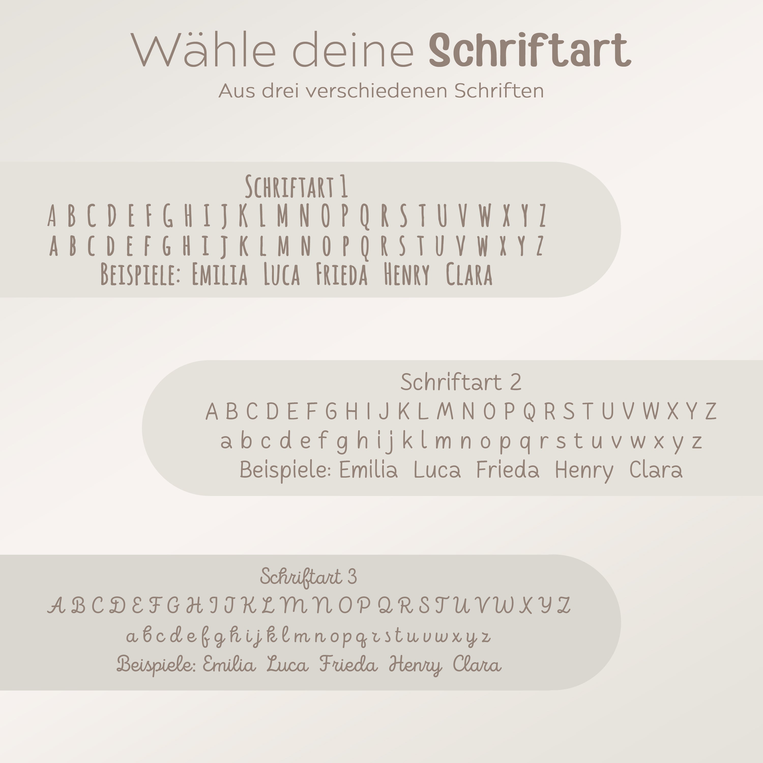 LABEL LABEL Motorikwürfel Formen personalisiert - beige