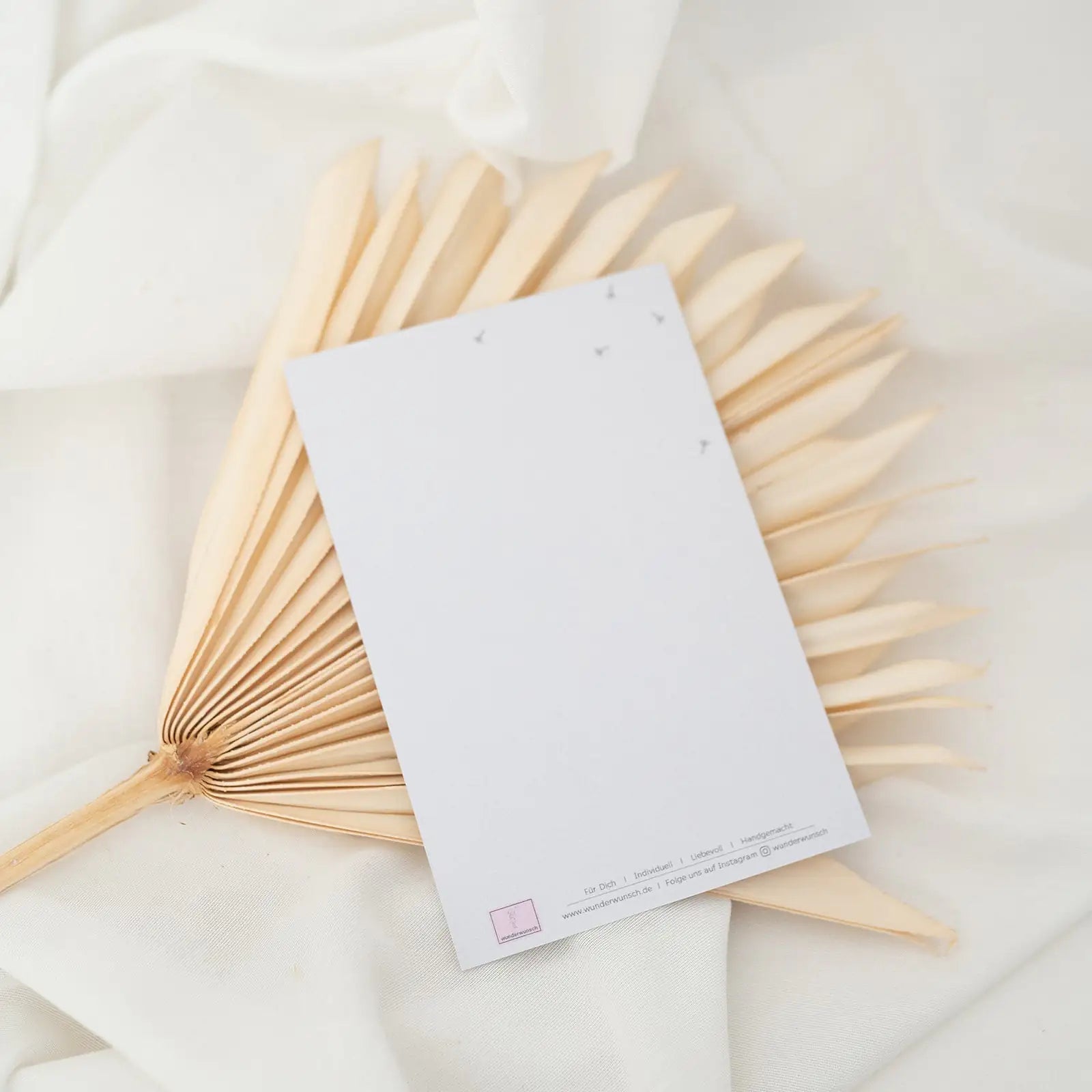 Postkarte "Regenbogen beige" zur Geburt Postkarte -  wunderwunsch