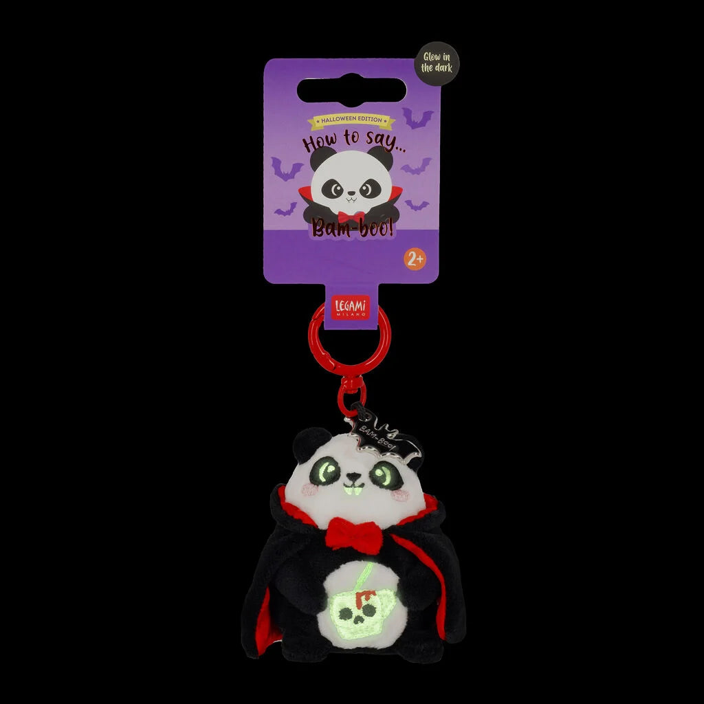 LEGAMI Panda-Plüsch-Schlüsselanhänger "Bam-Boo!" Halloween - Tiny Super Soft!