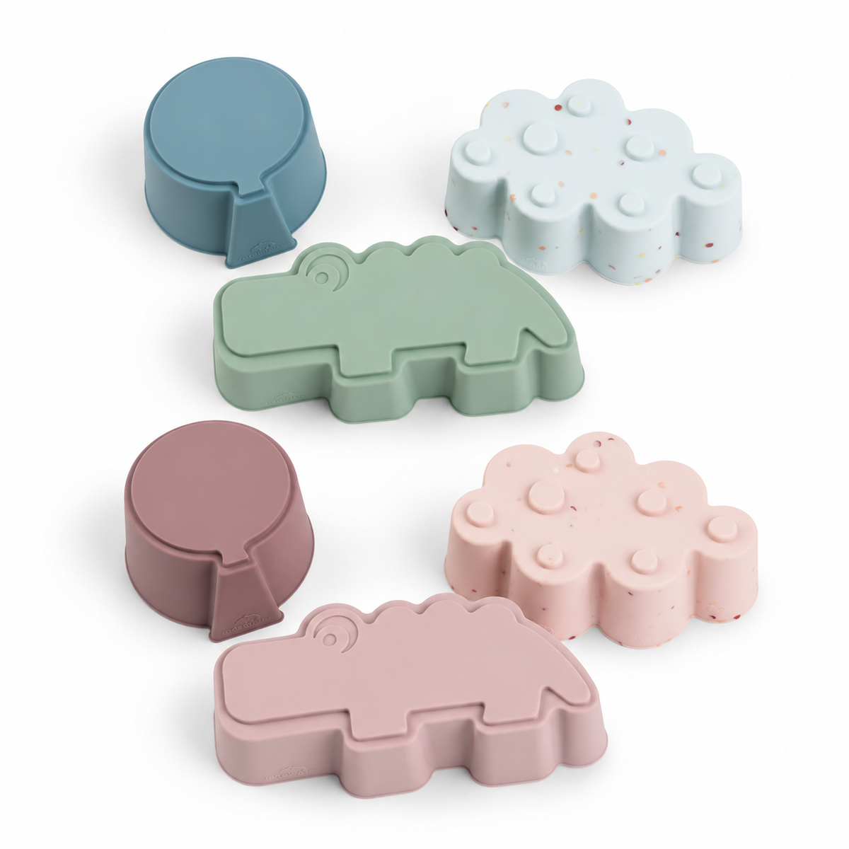 DONEBYDEER 3er-Set Silikonformen Snackbox Einlage
