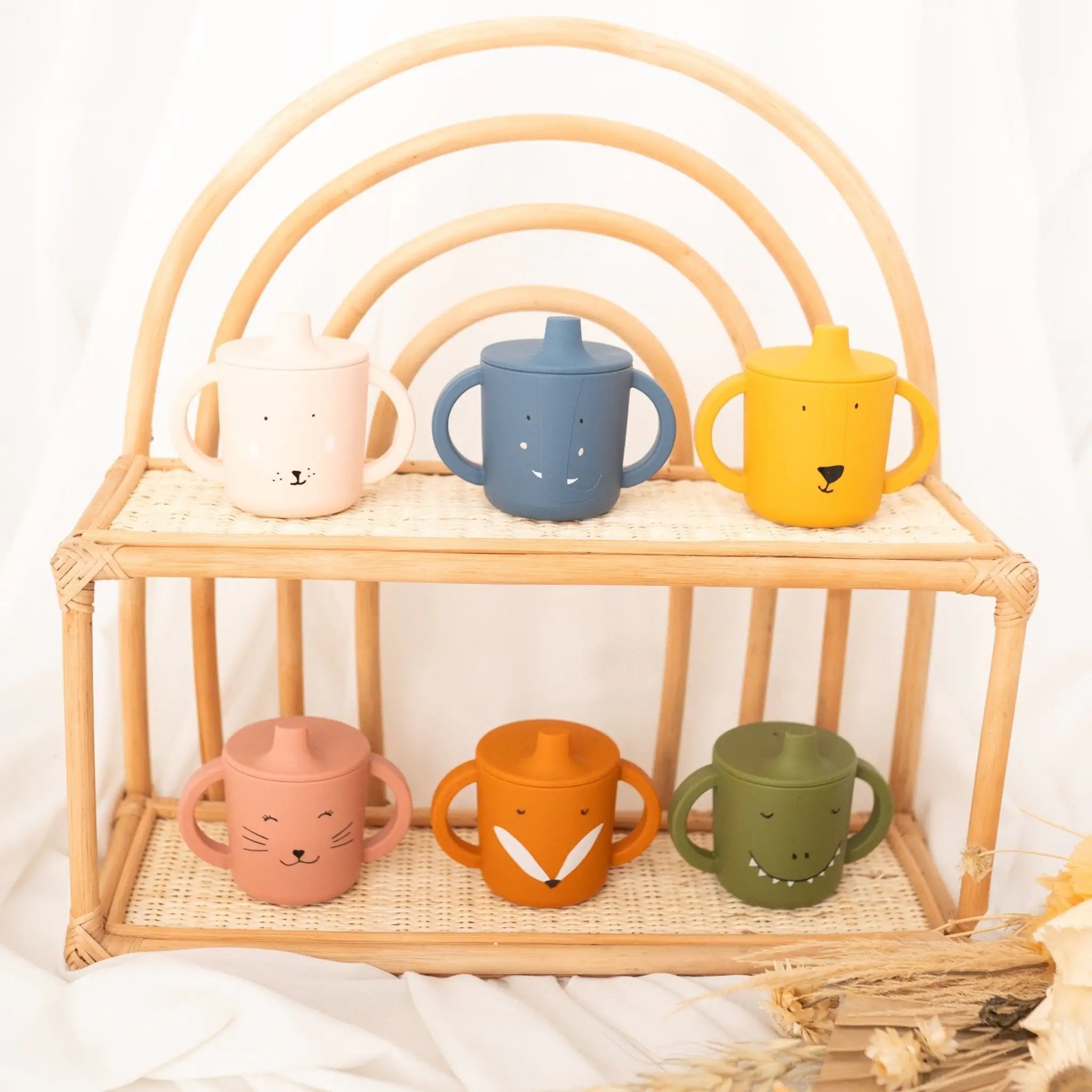 Trinklernbecher Silikon personalisiert - Tiere Trixie Becher -  wunderwunsch