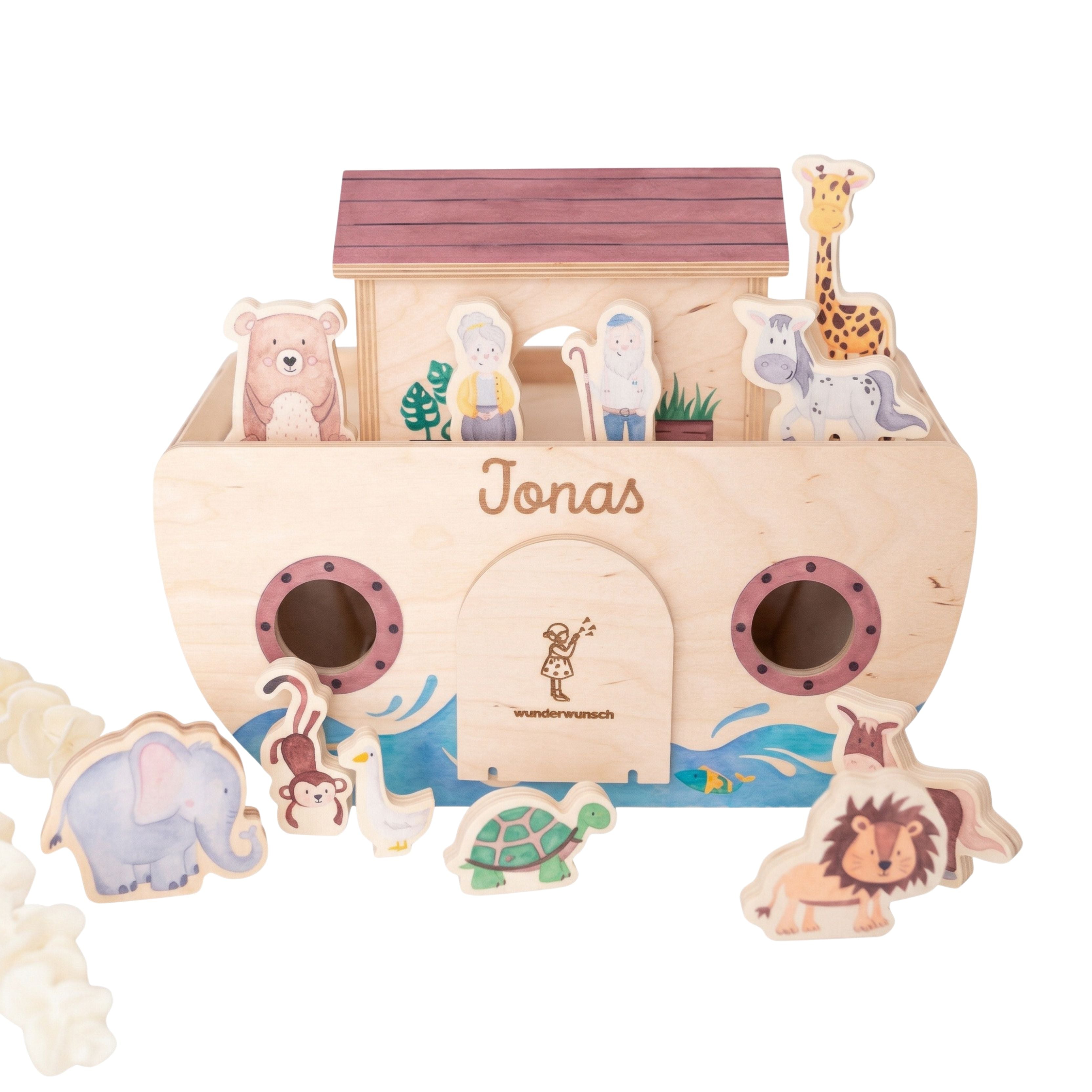 Arche Noah Holz personalisierbar
