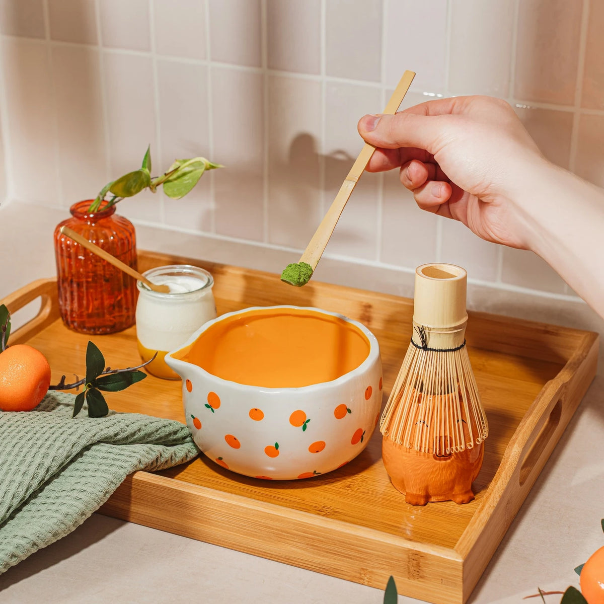 SASSANDBELLE Matcha Set - Capybara
