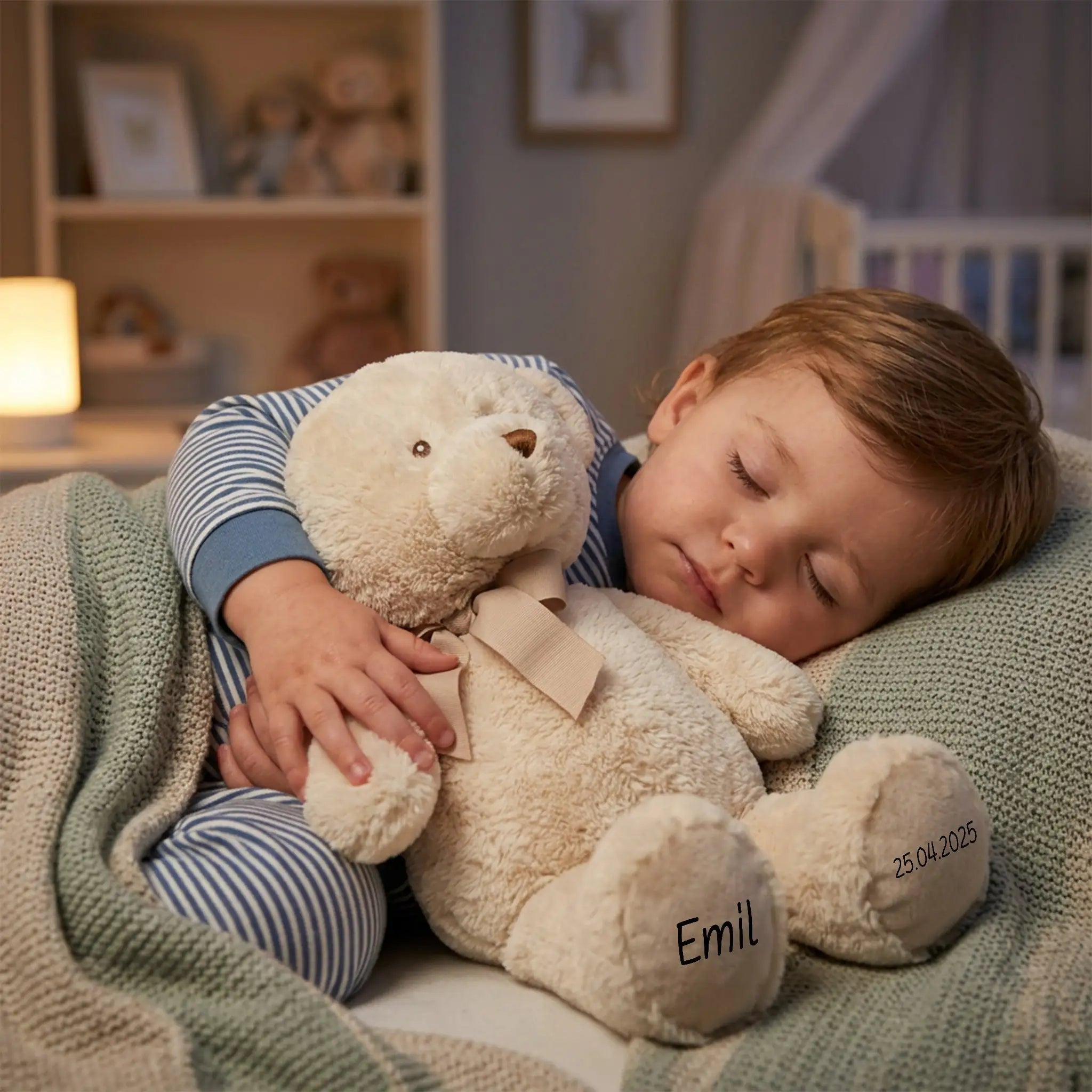 ARTESAVI Kuscheltier Teddybär personalisierbar - wunderwunsch