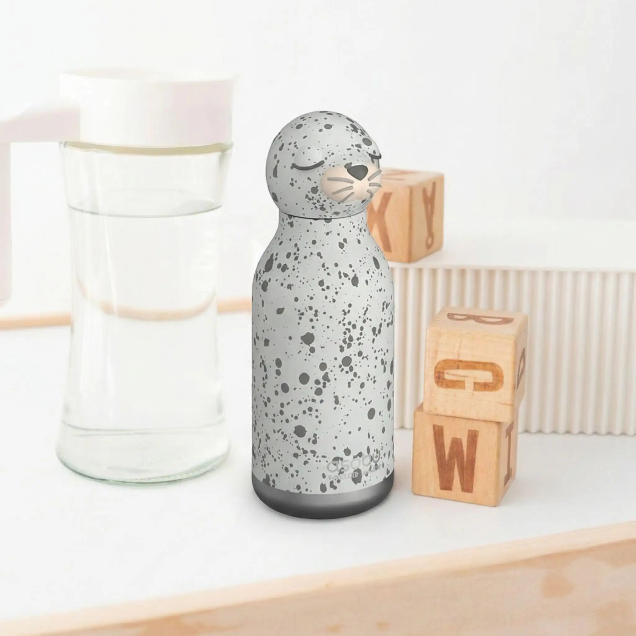 ASOBU Bestie Tier Trinkflasche personalisierbar - wunderwunsch
