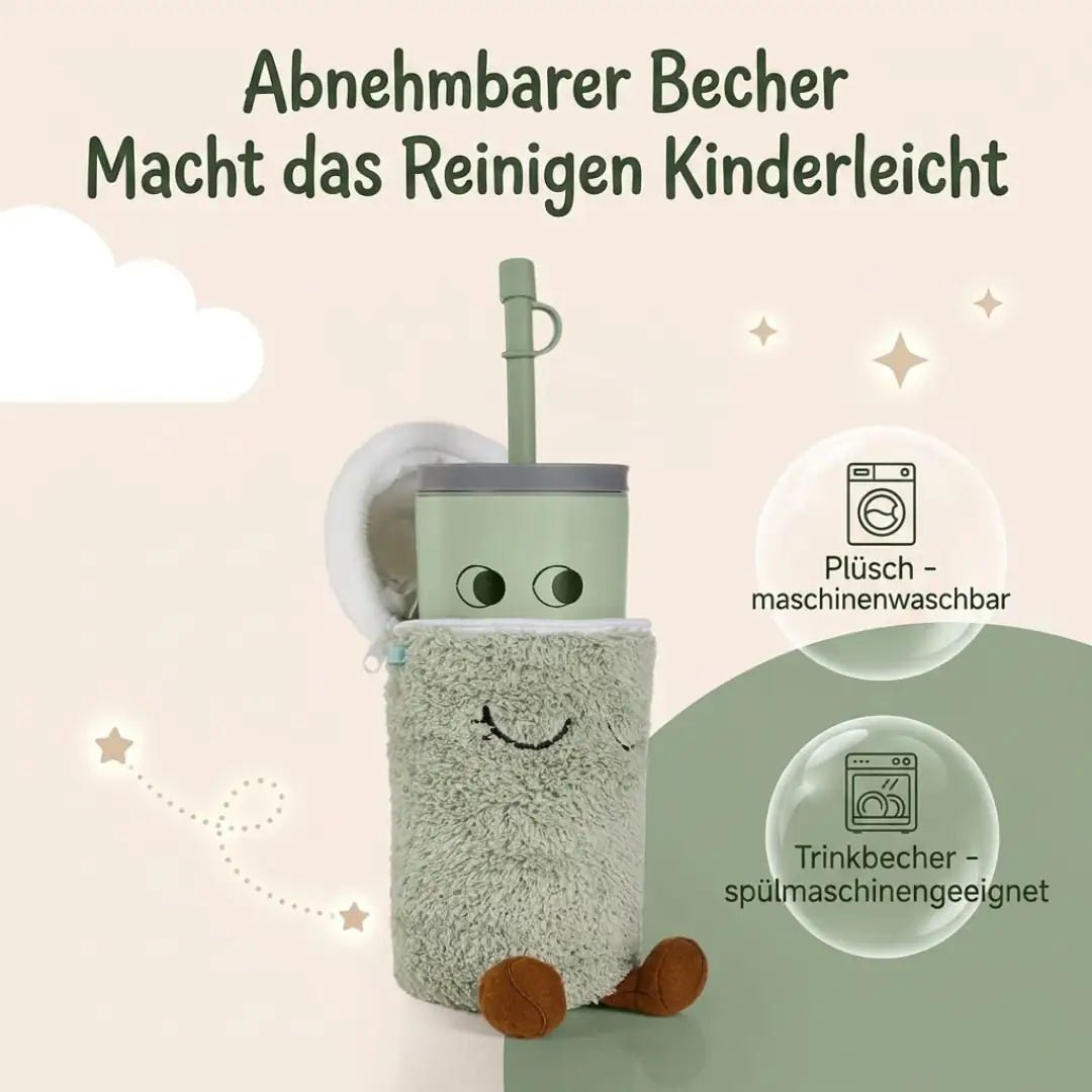ASOBU Tumbler mit Plüsch personalisierbar - wunderwunsch