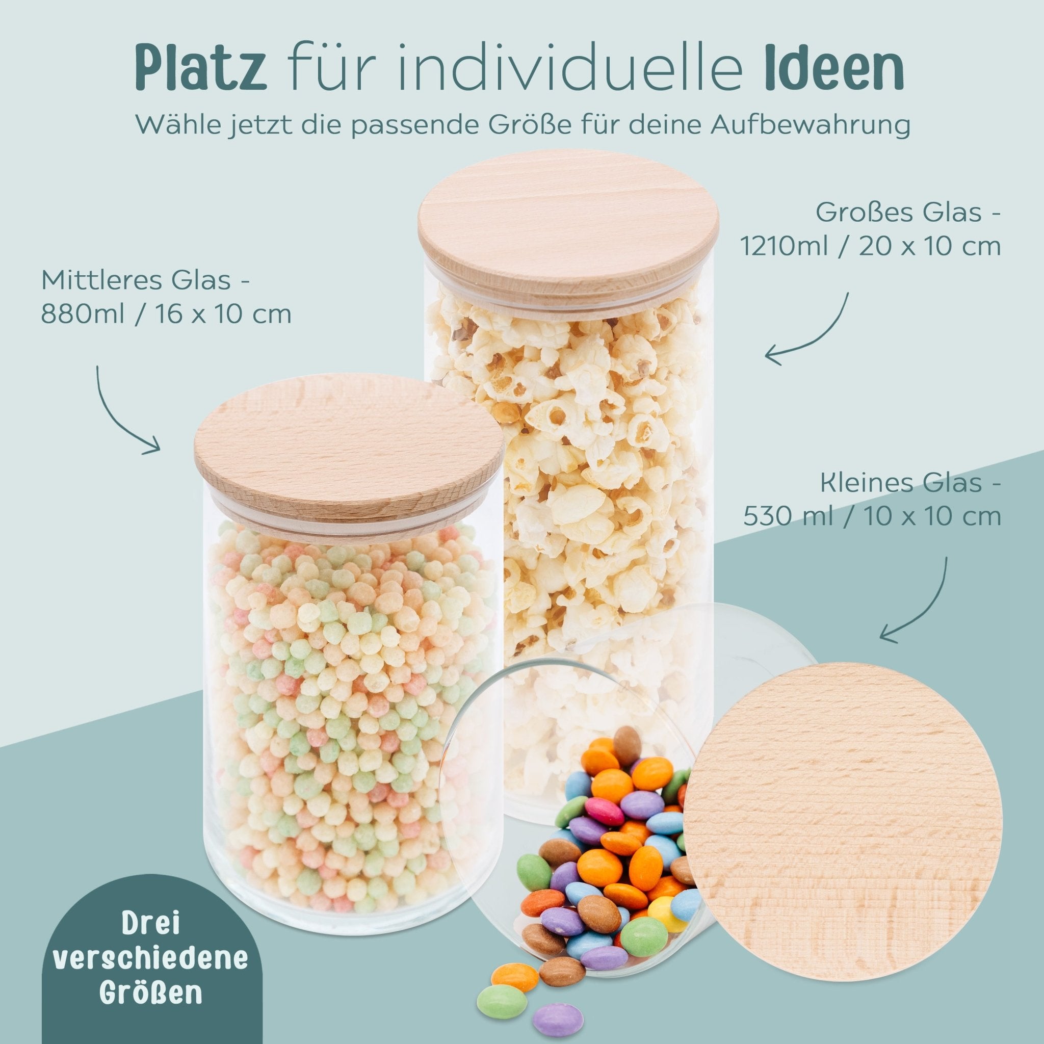 Aufbewahrungsglas "Taufe, Jugendweihe, Konfirmation" - wunderwunsch
