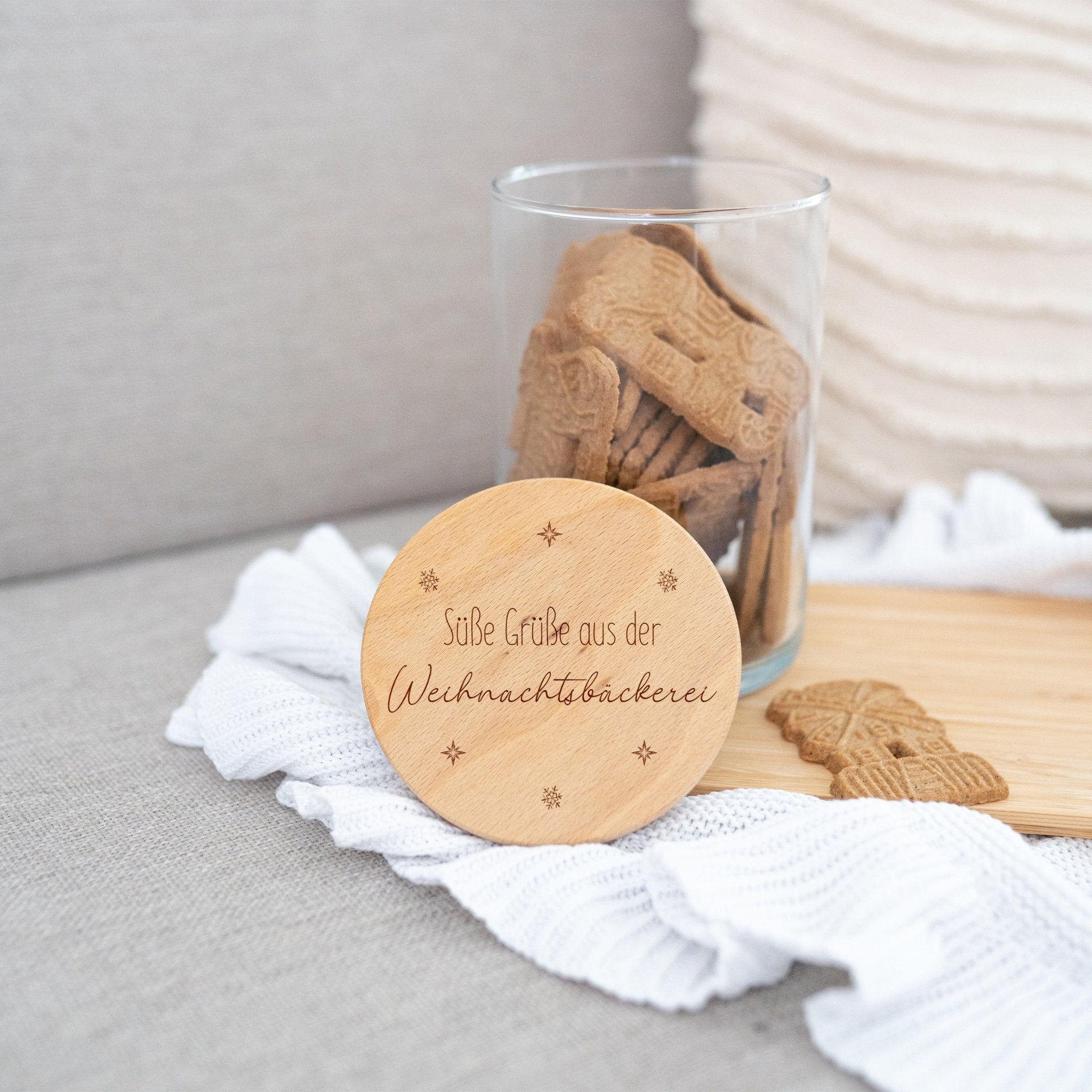 Aufbewahrungsglas "Weihnachtsbäckerei" - wunderwunsch