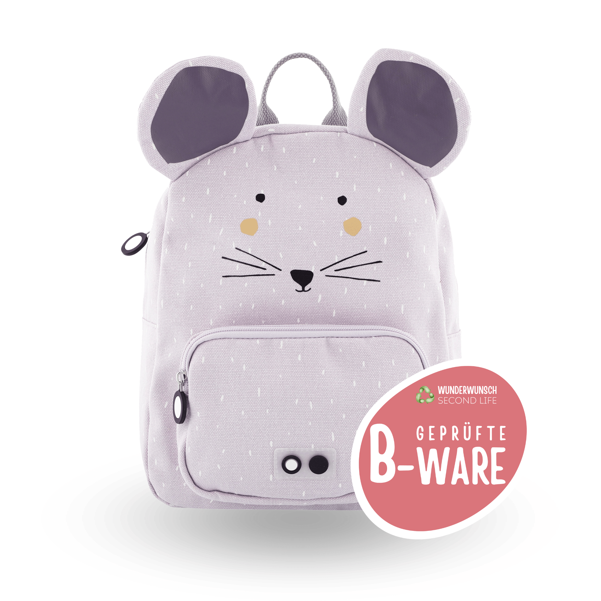 B - WARE TRIXIE Kindergartenrucksack - Maus - wunderwunsch