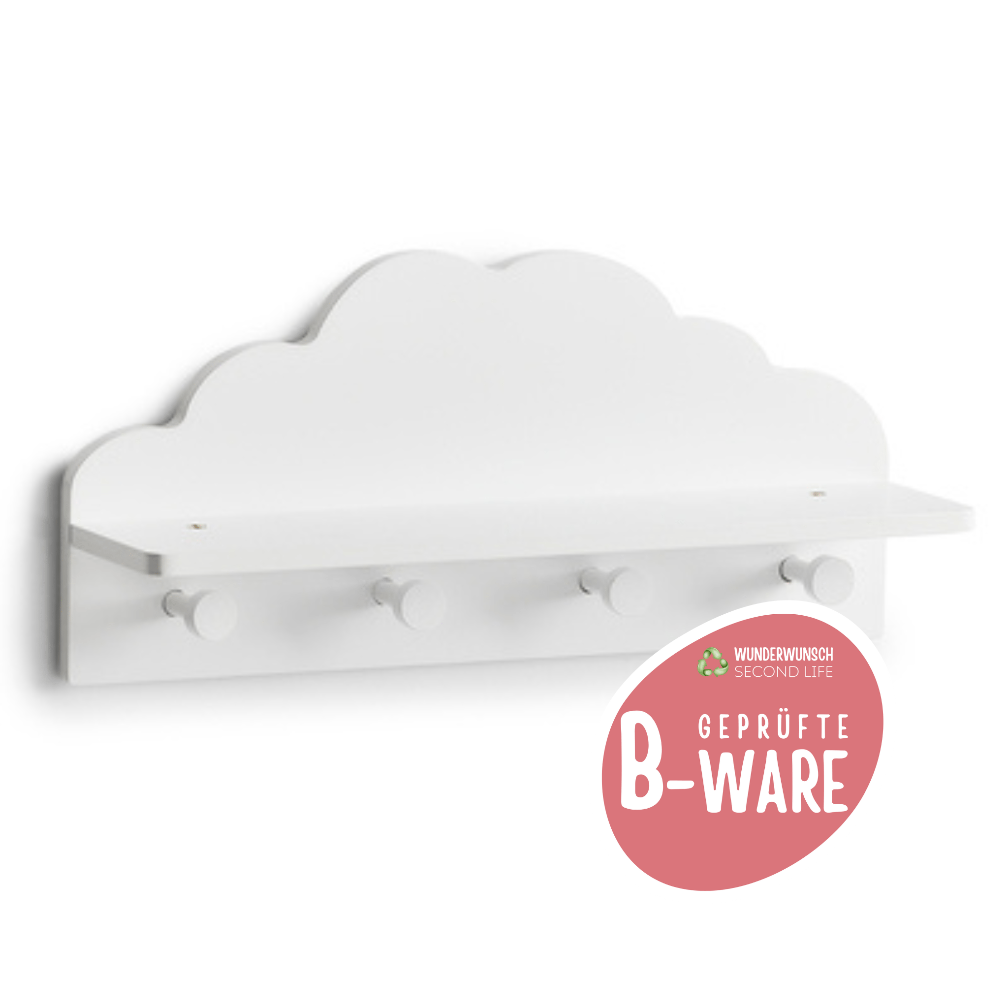 B - WARE Wandgarderobe Wolke - wunderwunsch