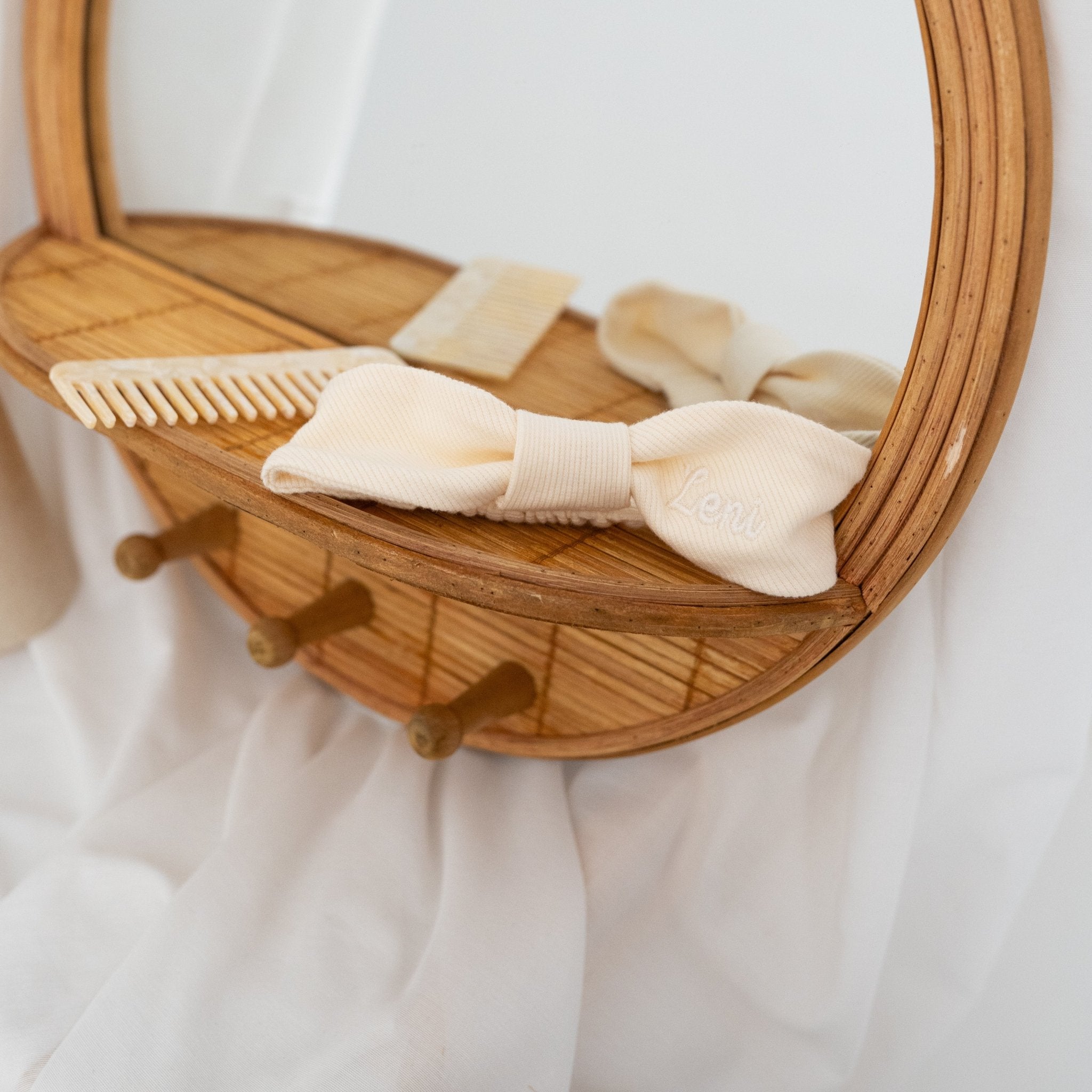 BABY BELLO Haarband in dunkelbraun, beige, creme & hellbraun - wunderwunsch
