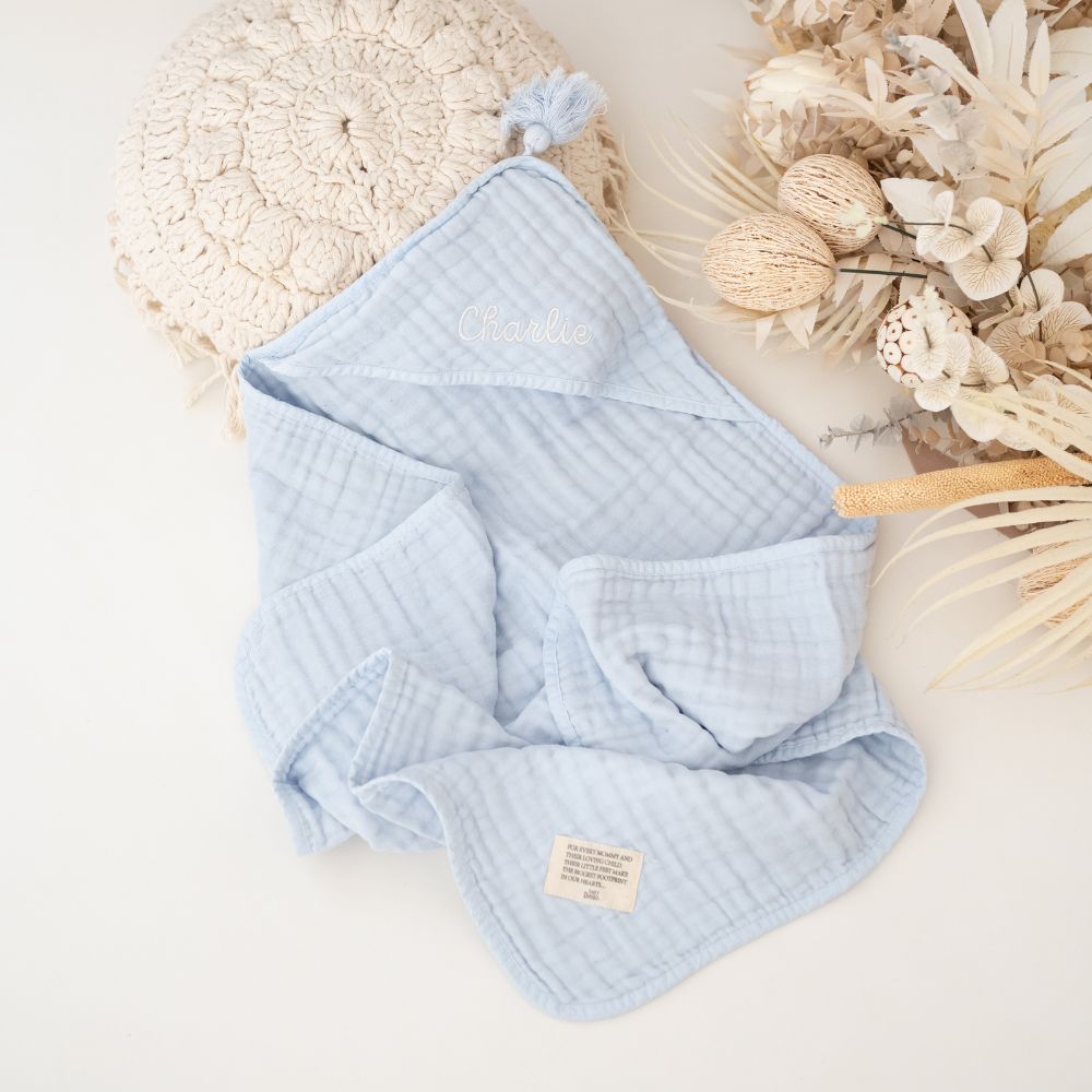 BABY BELLO Kapuzenhandtuch personalisierbar - wunderwunsch