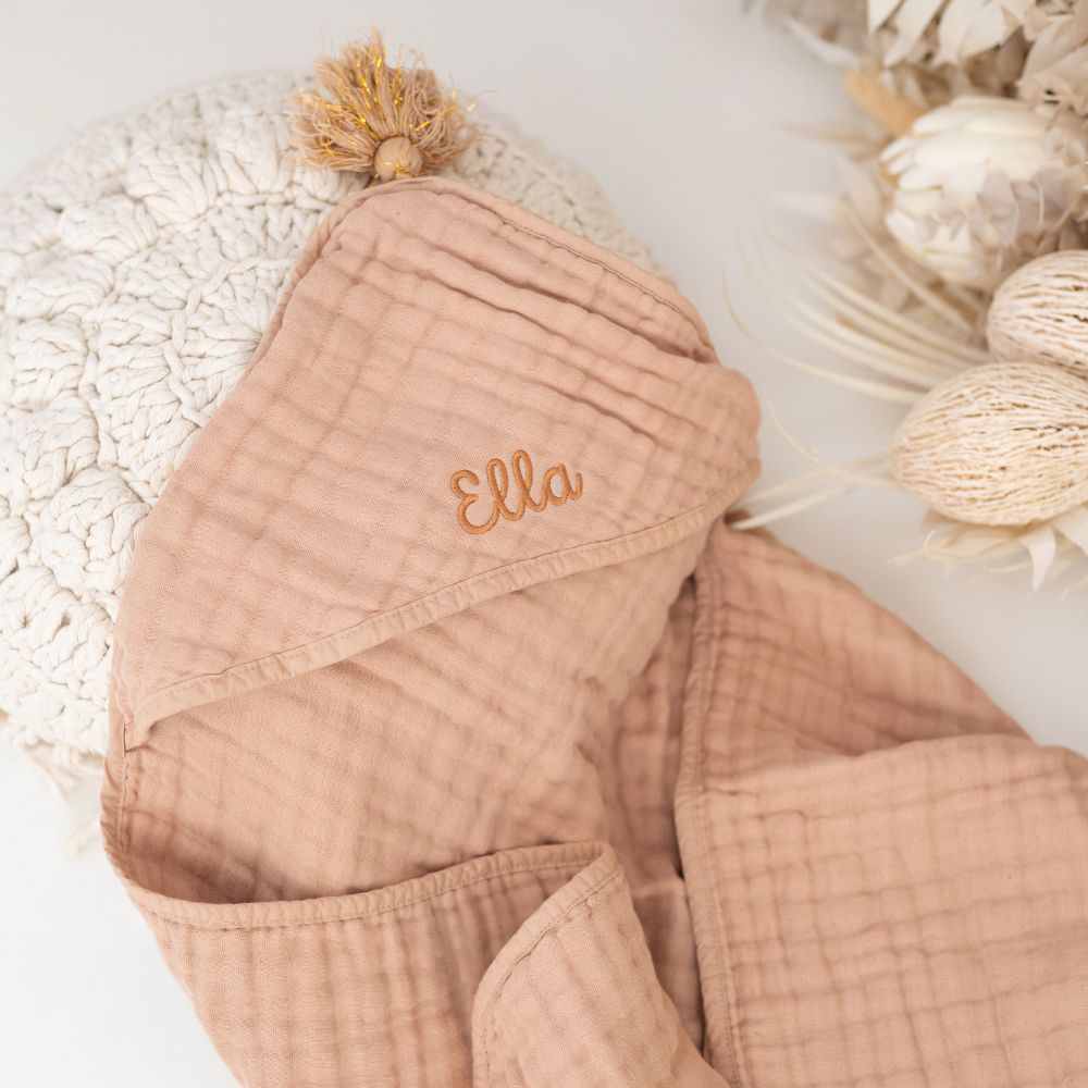 BABY BELLO Kapuzenhandtuch personalisierbar - wunderwunsch