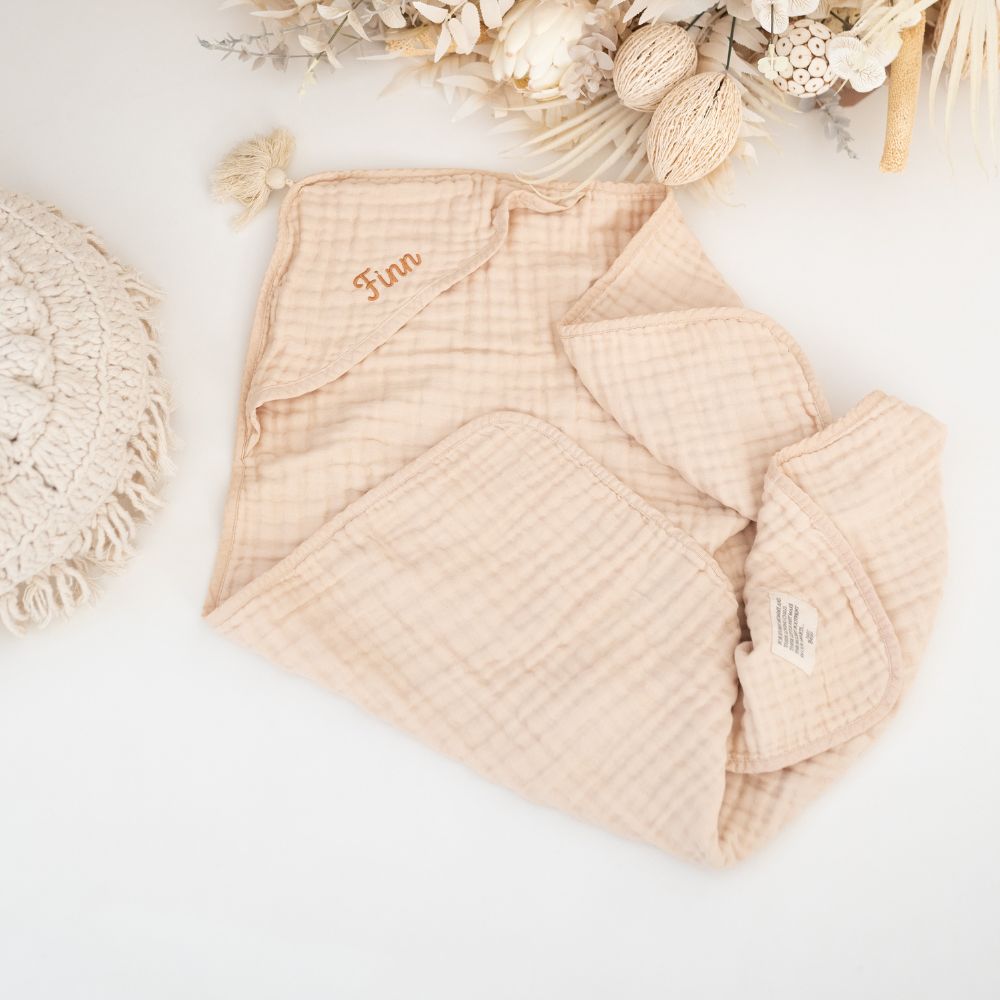 BABY BELLO Kapuzenhandtuch personalisierbar - wunderwunsch