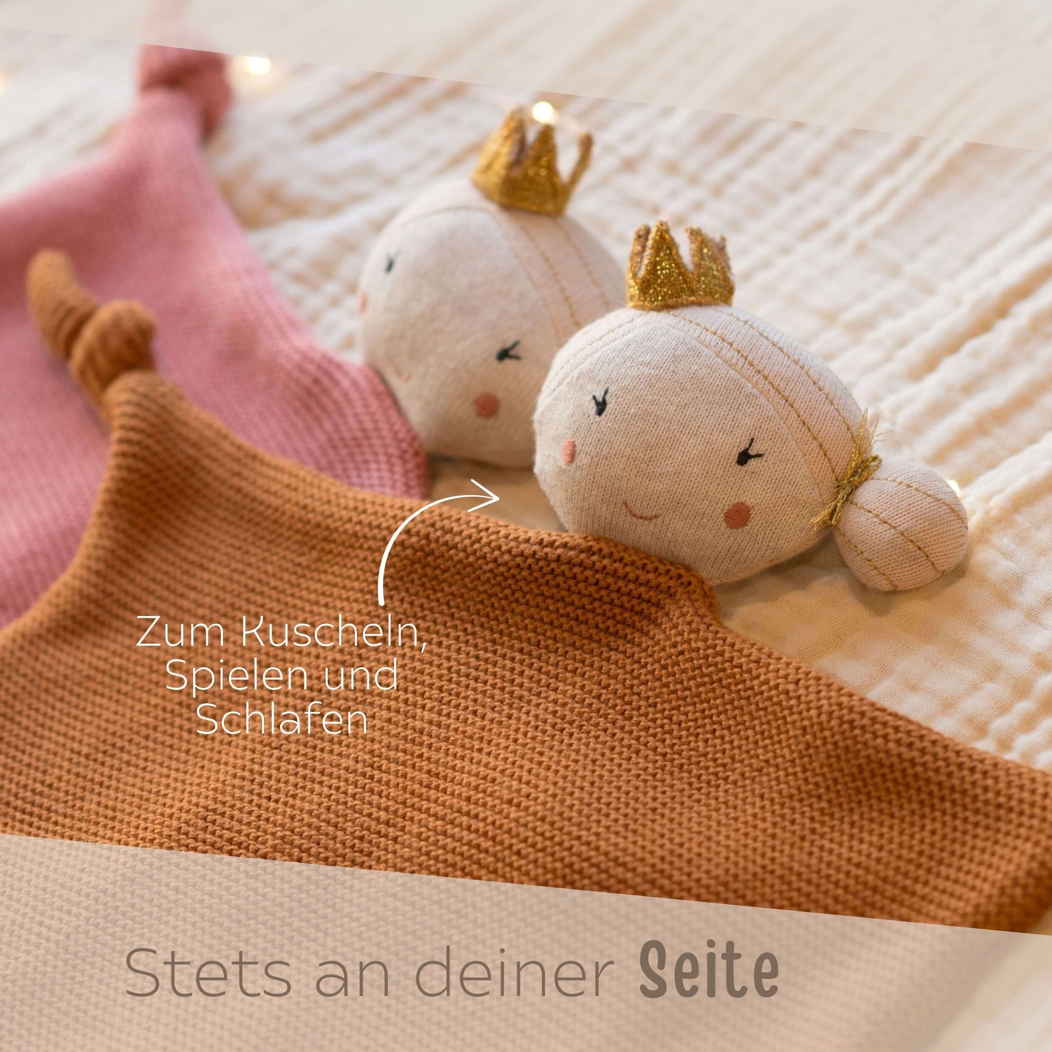 BABY BELLO Prinzessin Schmusetuch personalisierbar - wunderwunsch