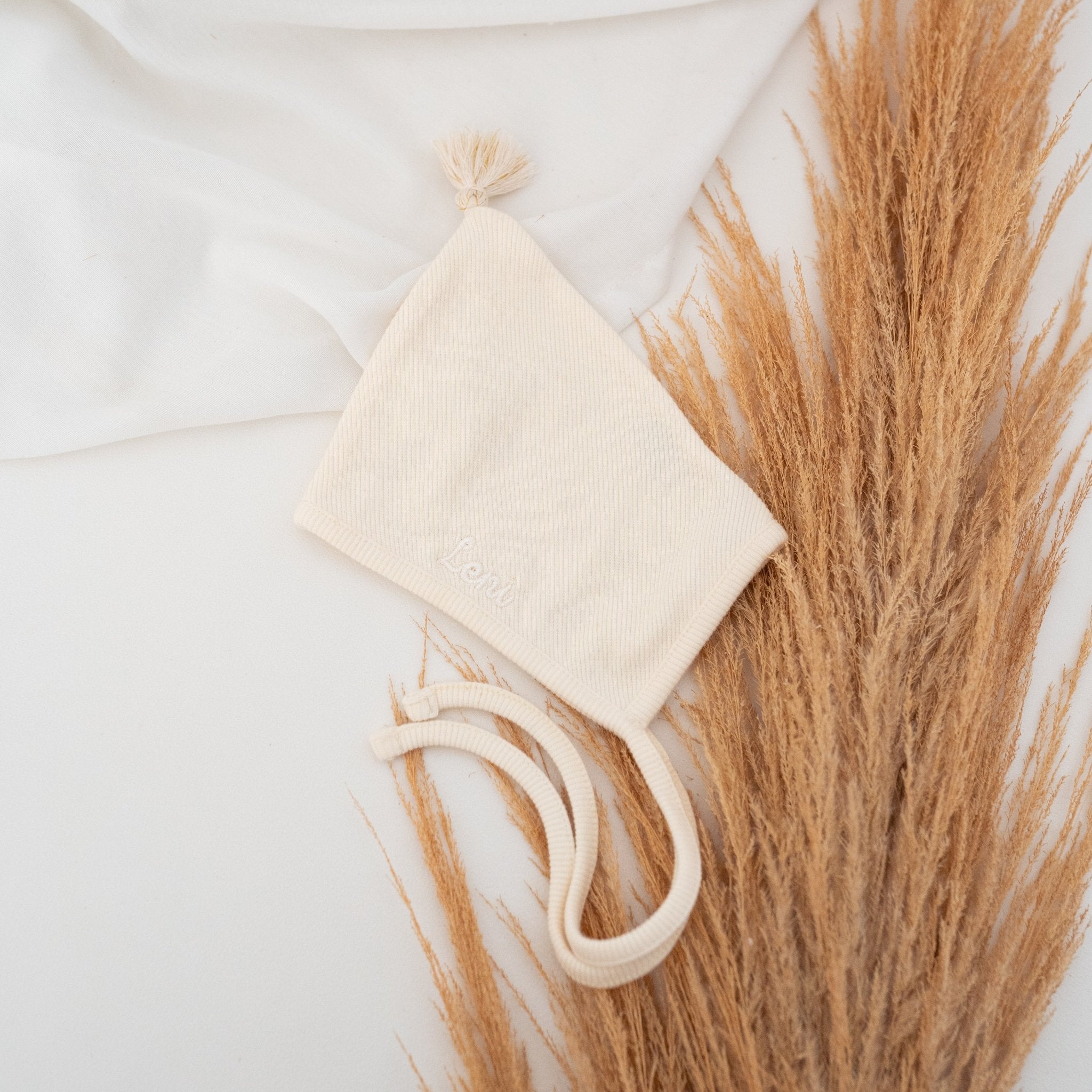 BABY BELLO Zipfelmütze - in hellbraun, beige, dunkelbraun & creme - wunderwunsch