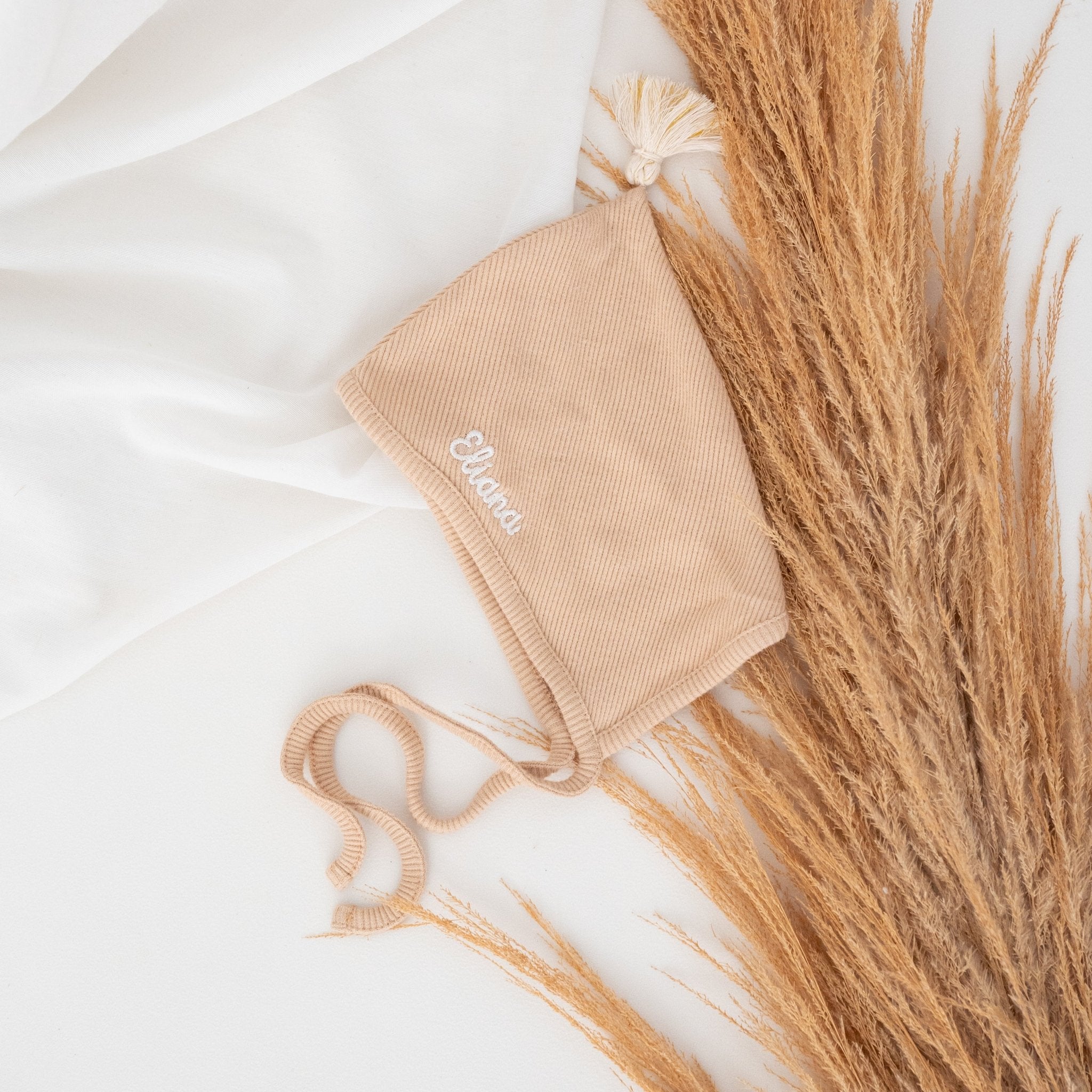 BABY BELLO Zipfelmütze - in hellbraun, beige, dunkelbraun & creme - wunderwunsch