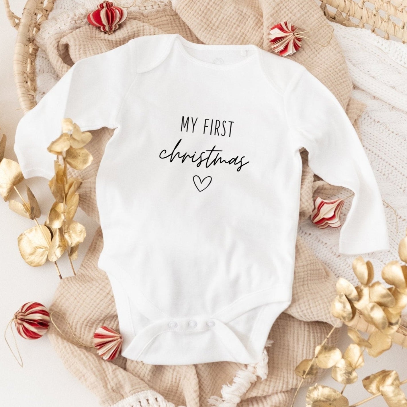 Baby Body "my first christmas" - wunderwunsch