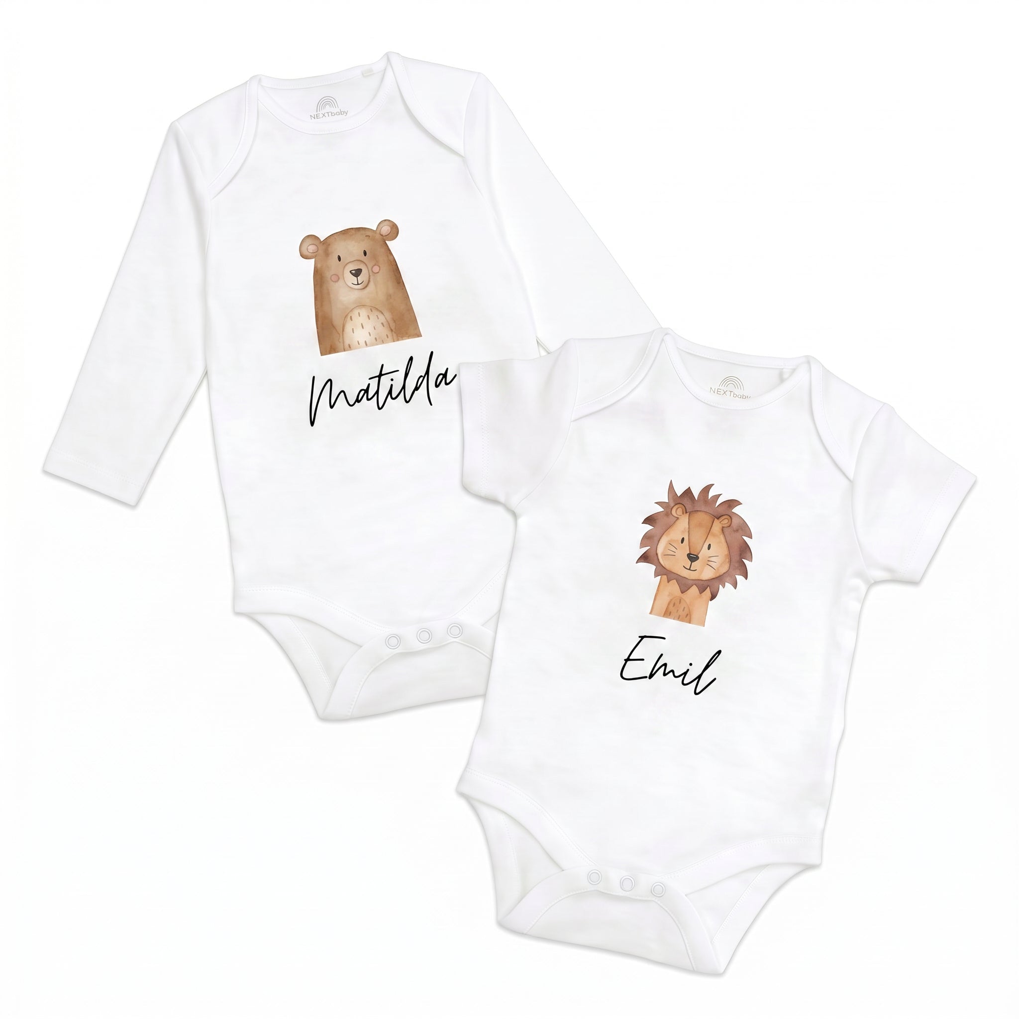 Baby Body "Tier" personalisiert - wunderwunsch