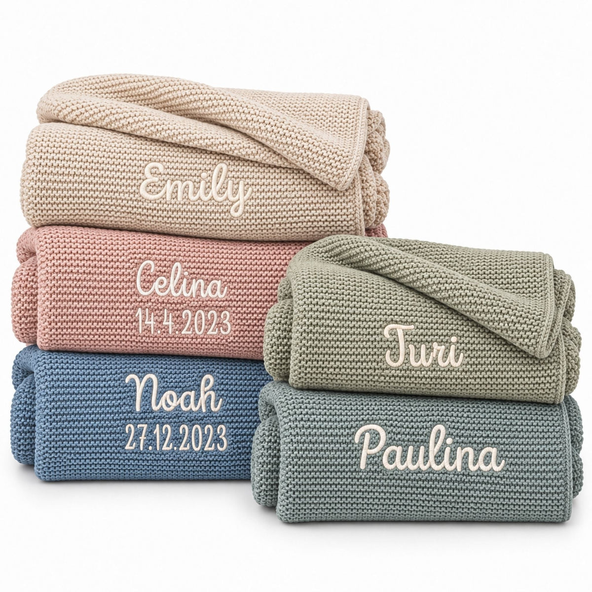Babydecke personalisiert mit Namen
