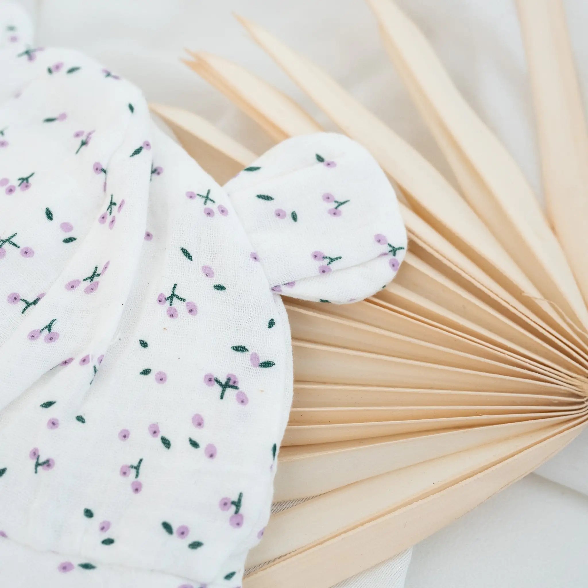 Babyhut mit Teddyohren personalisiert - wunderwunsch